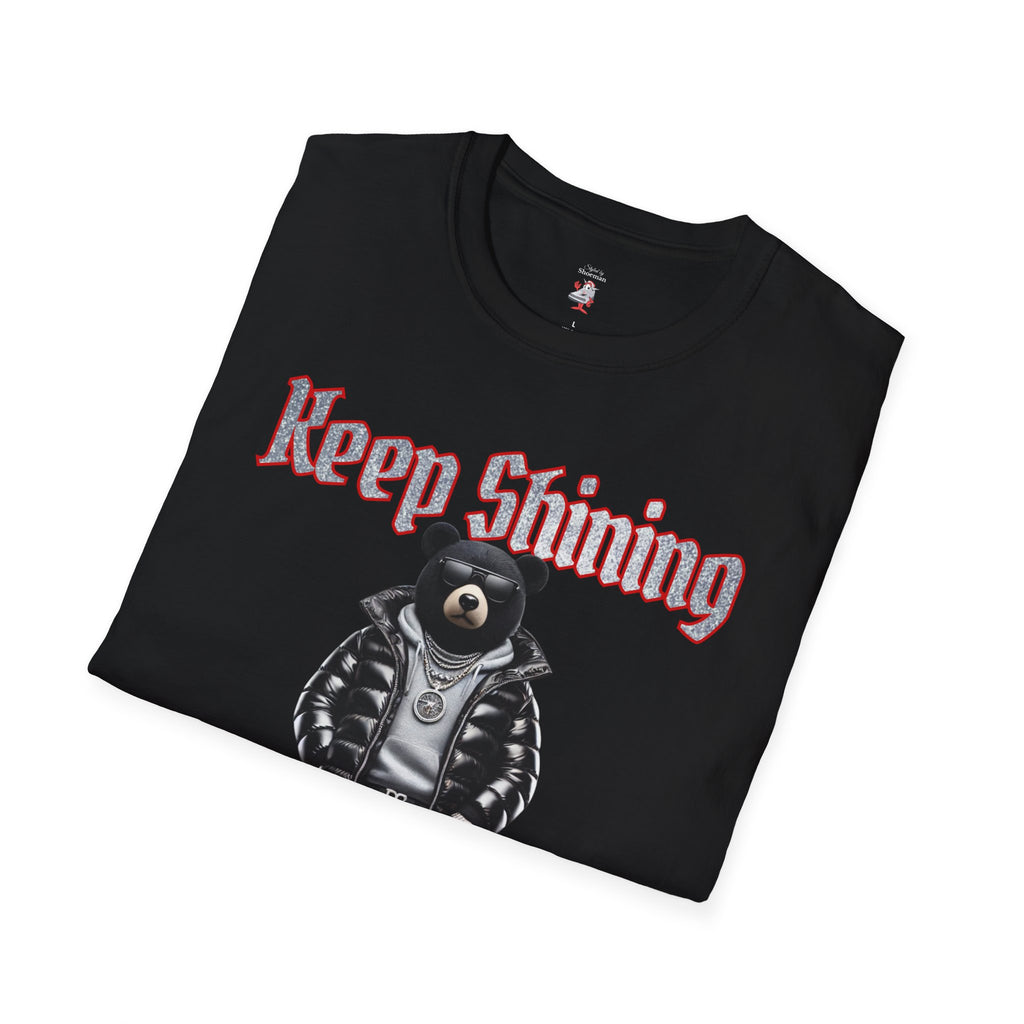 Keep Shining T-Shirt Air Jordan Retro 5 Reimagined Black Metallic Silver Match