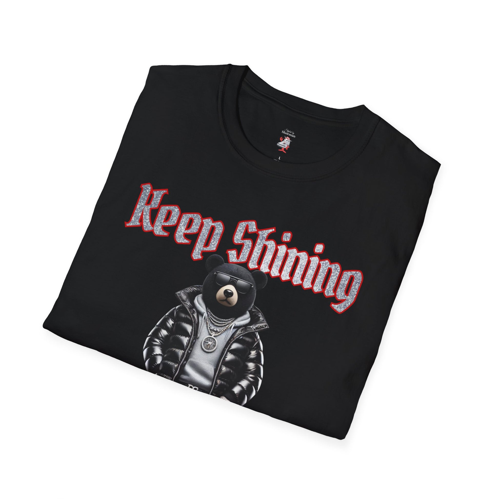 Keep Shining T-Shirt Air Jordan Retro 5 Reimagined Black Metallic Silver Match