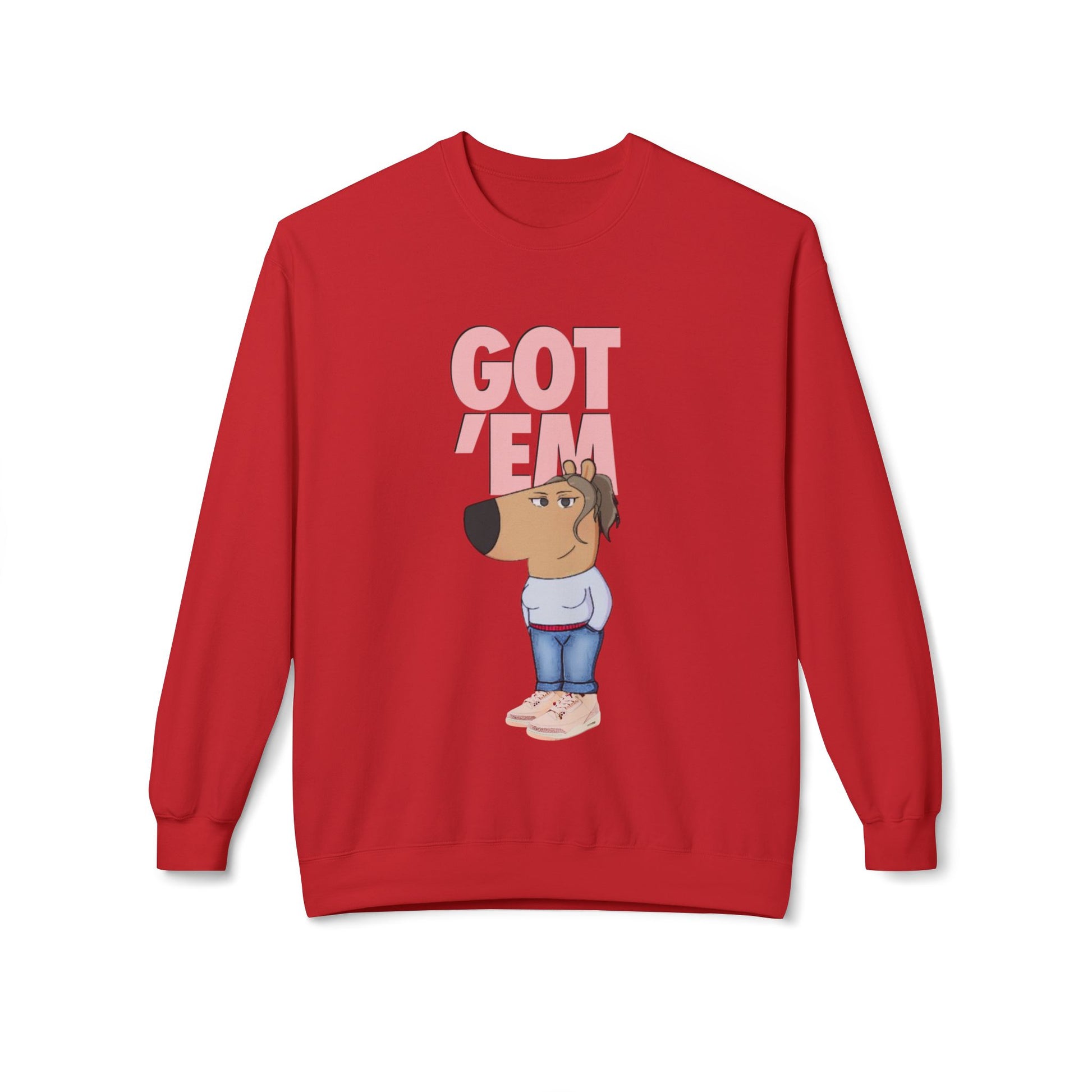 Womens Jordan Retro 3 Valentines Day Got Em Chill GirlGraphic Crewneck Sweater