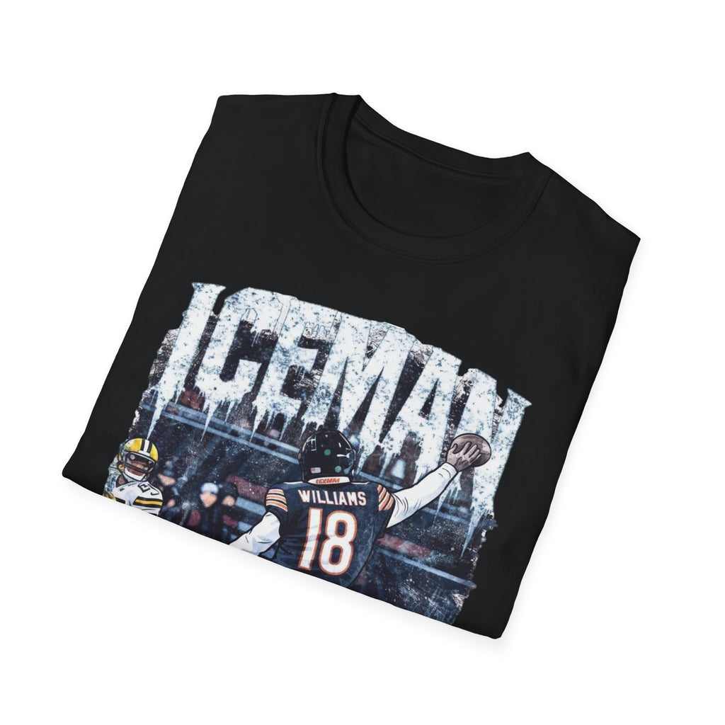 Caleb Williams Iceman Chicago Bears Football Fan T-Shirt Viral Playoff NFL Tee