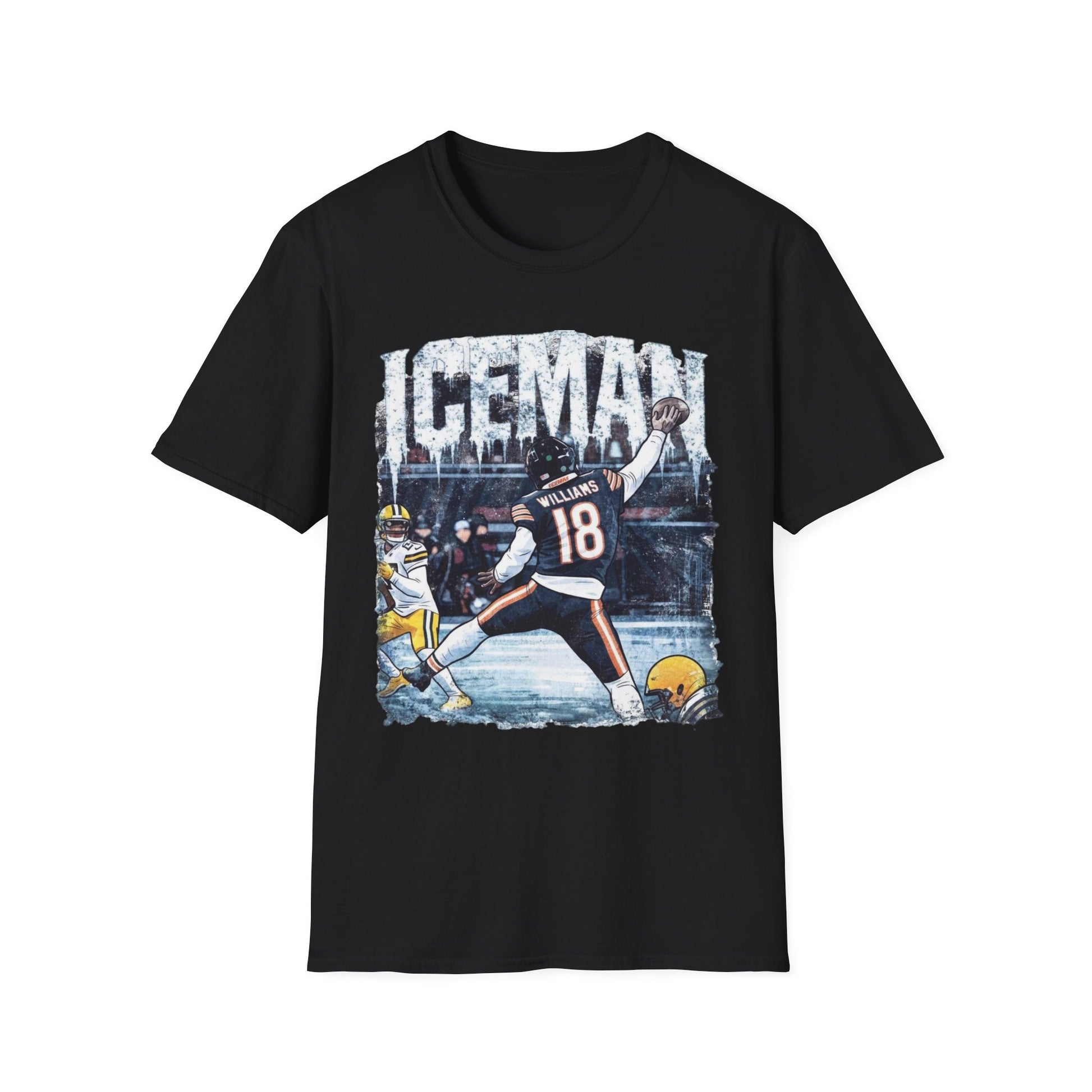 Caleb Williams Iceman Chicago Bears Football Fan T-Shirt Viral Playoff NFL Tee