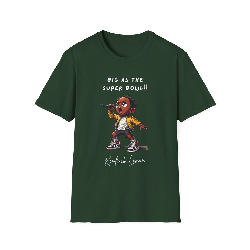 Kendrick Lamar Big As The Super Bowl Halftime Show Tee Hip Hop Graphic Shirt