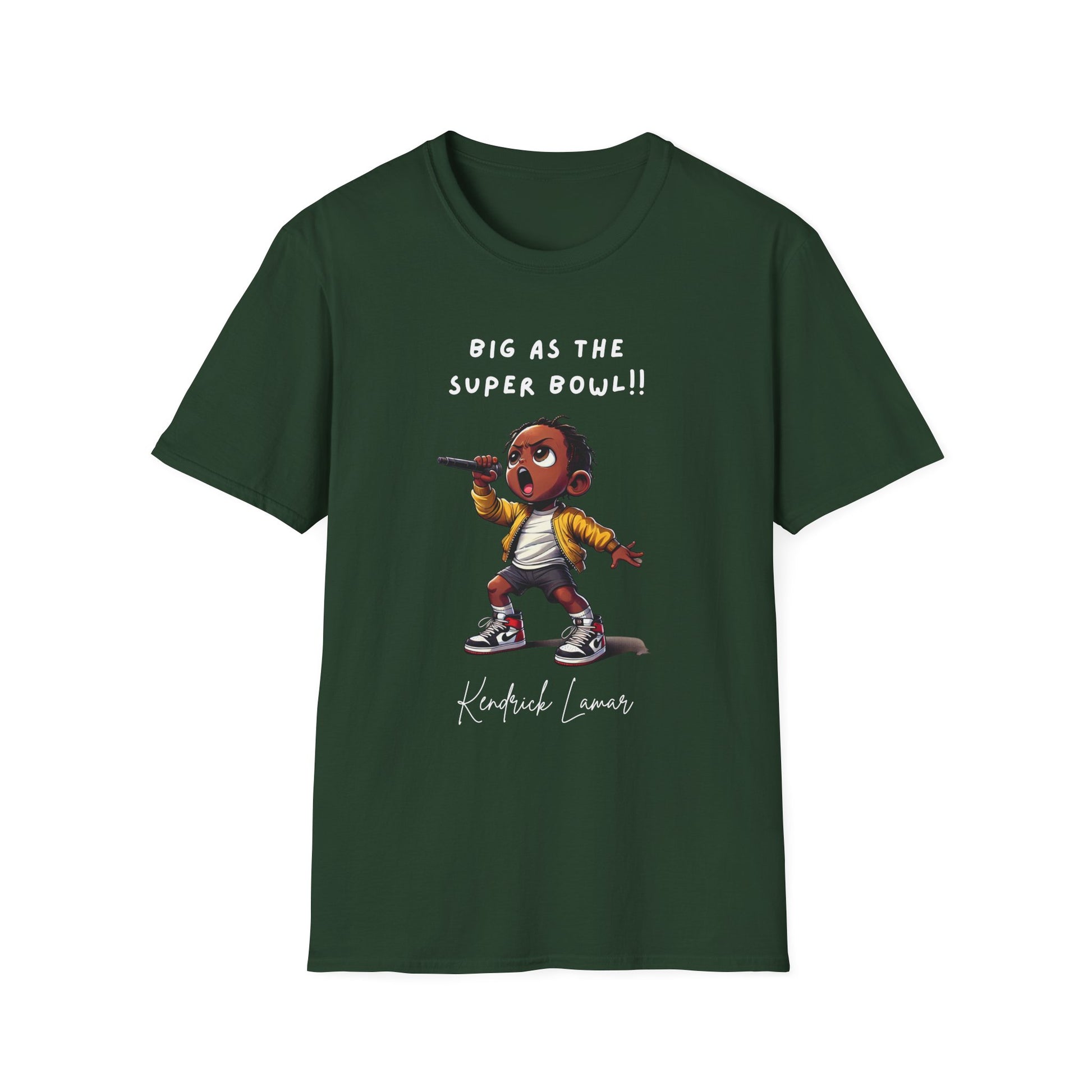 Kendrick Lamar Big As The Super Bowl Halftime Show Tee Hip Hop Graphic Shirt