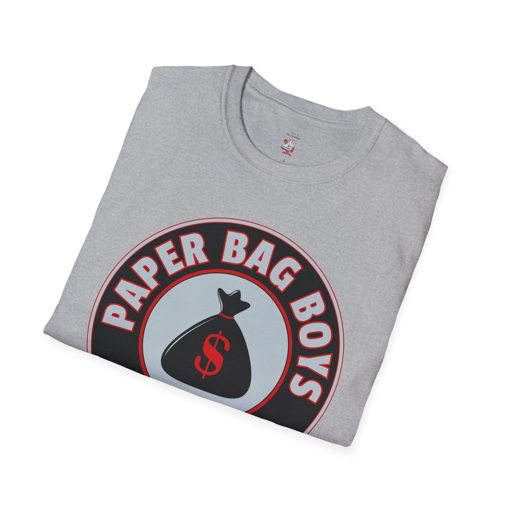 Paper Bag Boys T-Shirt Air Jordan Retro 5 Reimagined Black Metallic Silver Match