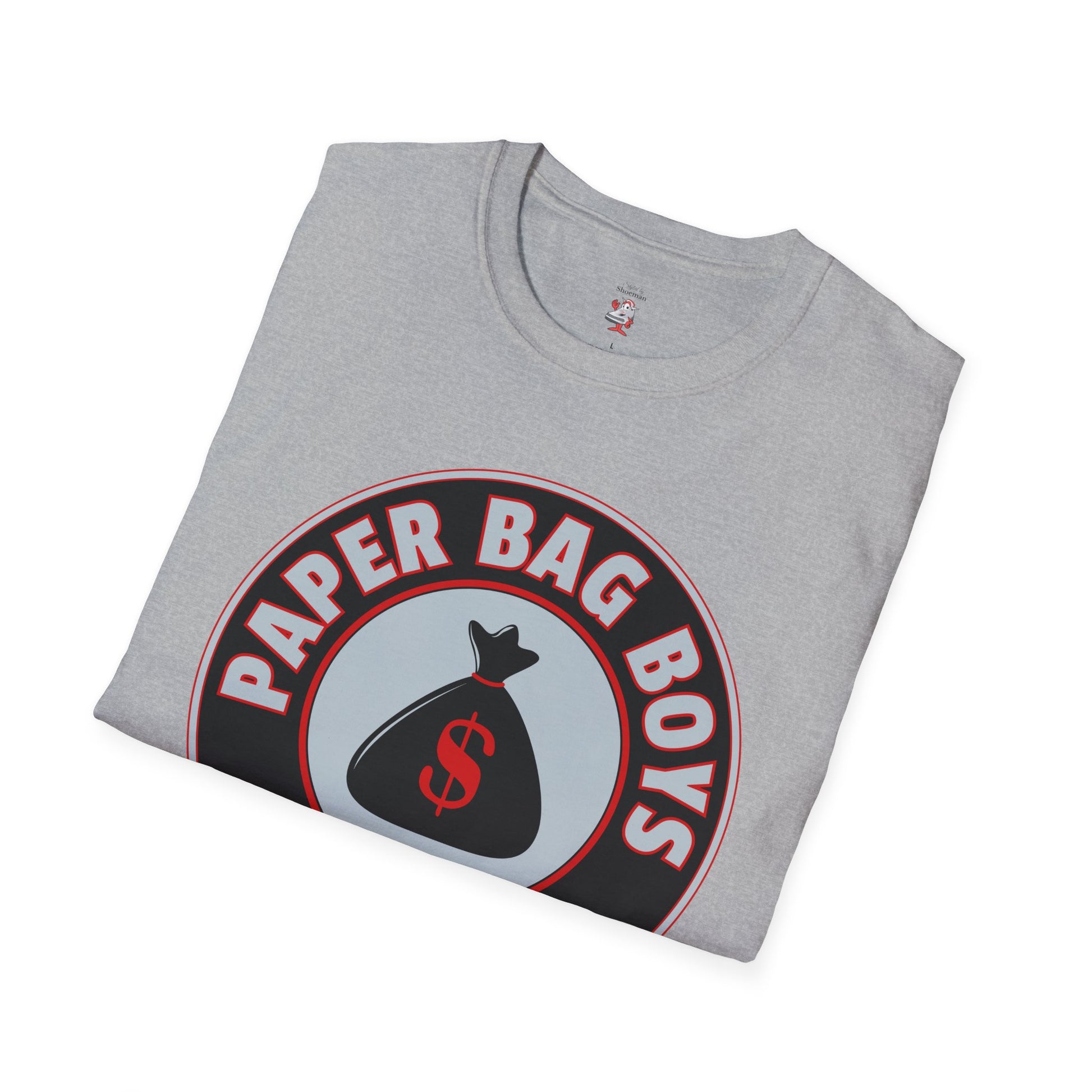 Paper Bag Boys T-Shirt Air Jordan Retro 5 Reimagined Black Metallic Silver Match