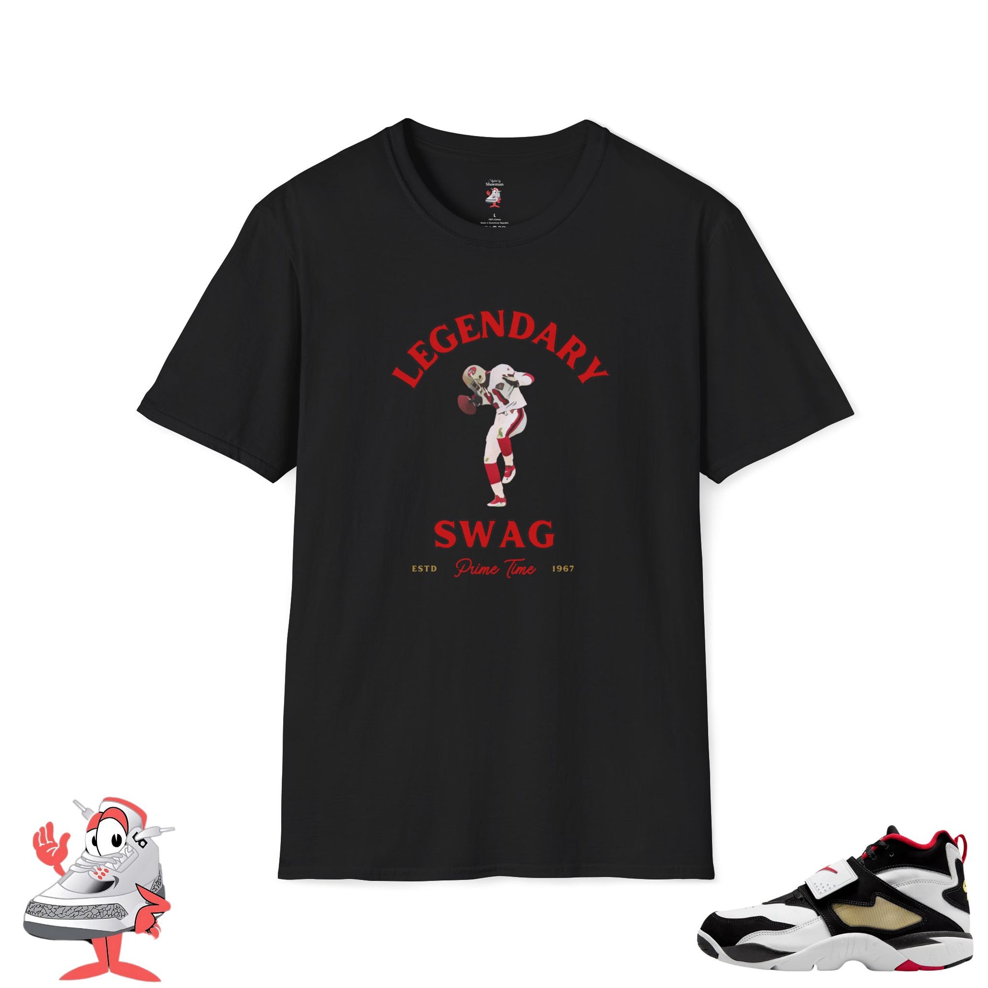 Prime Time T-Shirt Matches Nike Diamond Turf Falcons 49ers Tee Deion Sanders