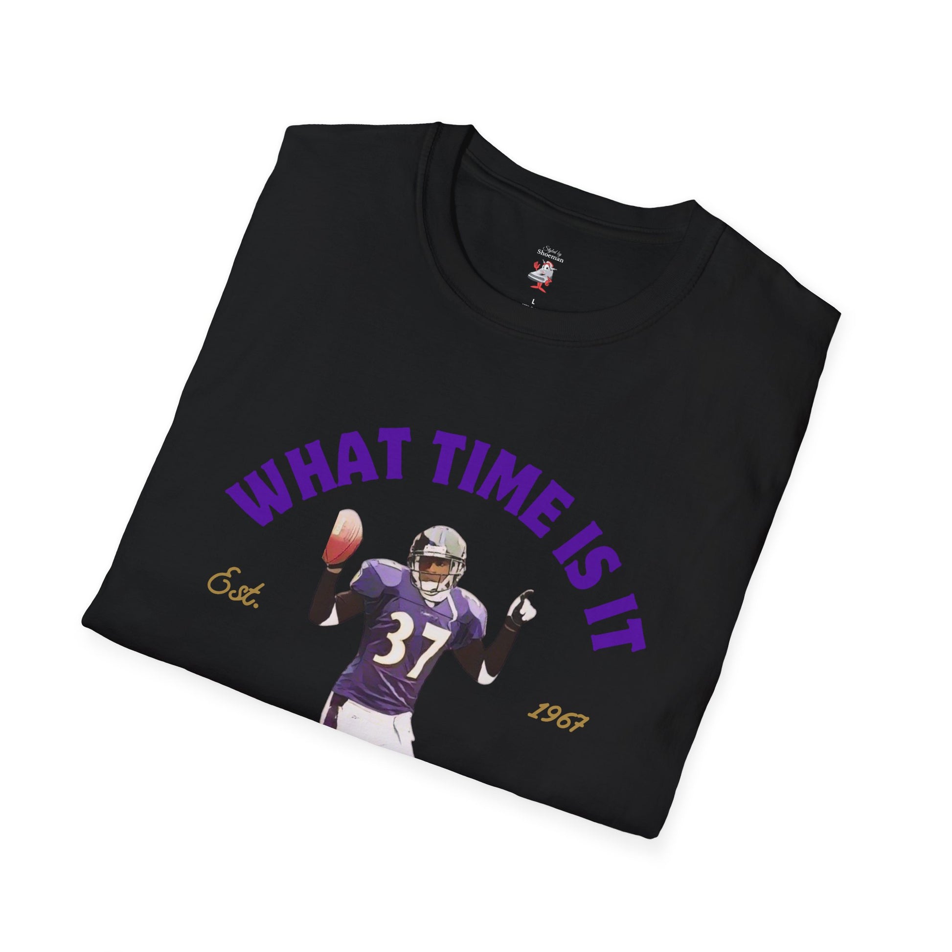 Matching Shirt Nike Air Diamond Turf Ravens What Time Prime Time T-Shirt Deion