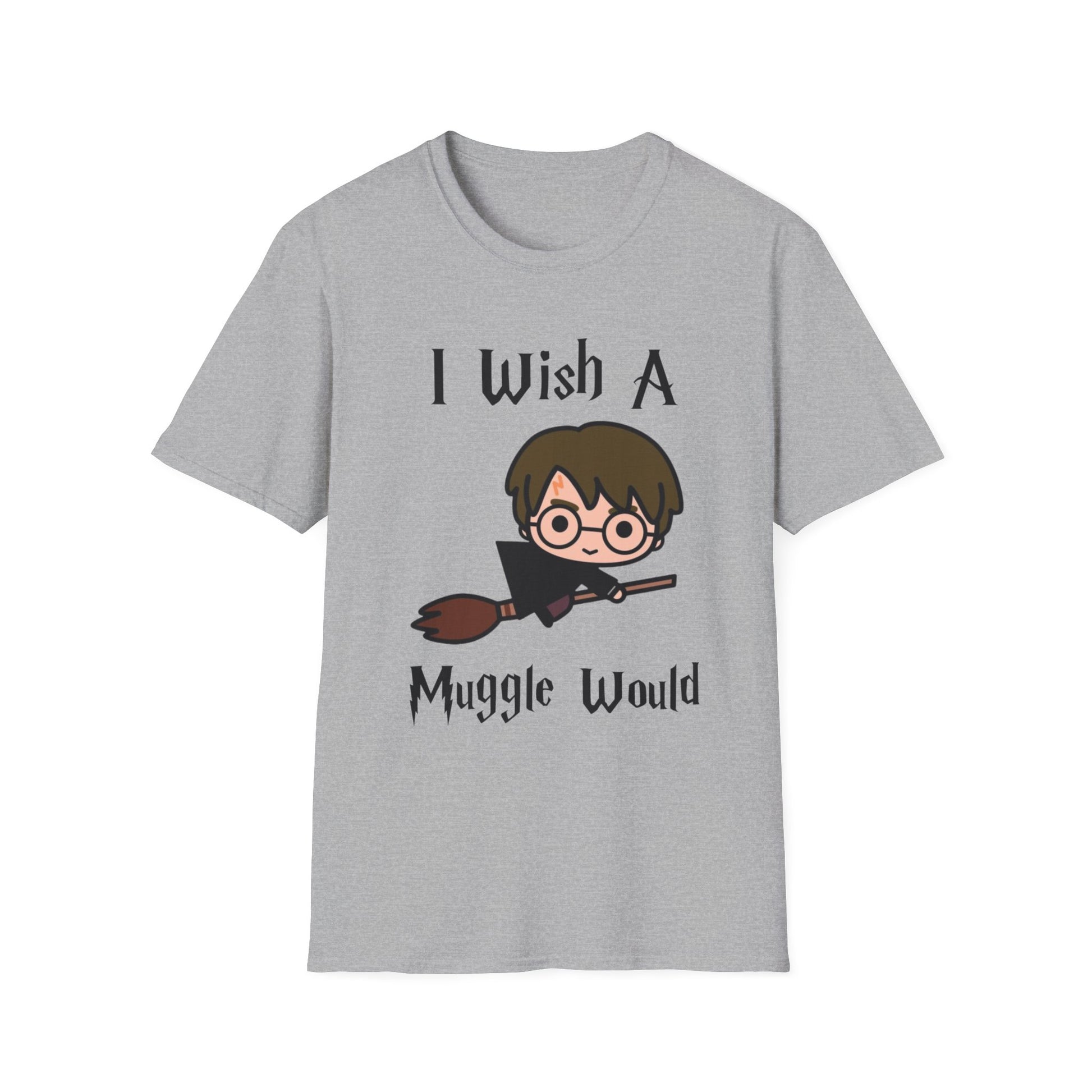 I Wish A Muggle Would Harry Potter Wizarding World T-Shirt Tee Unisex Shirt Soft