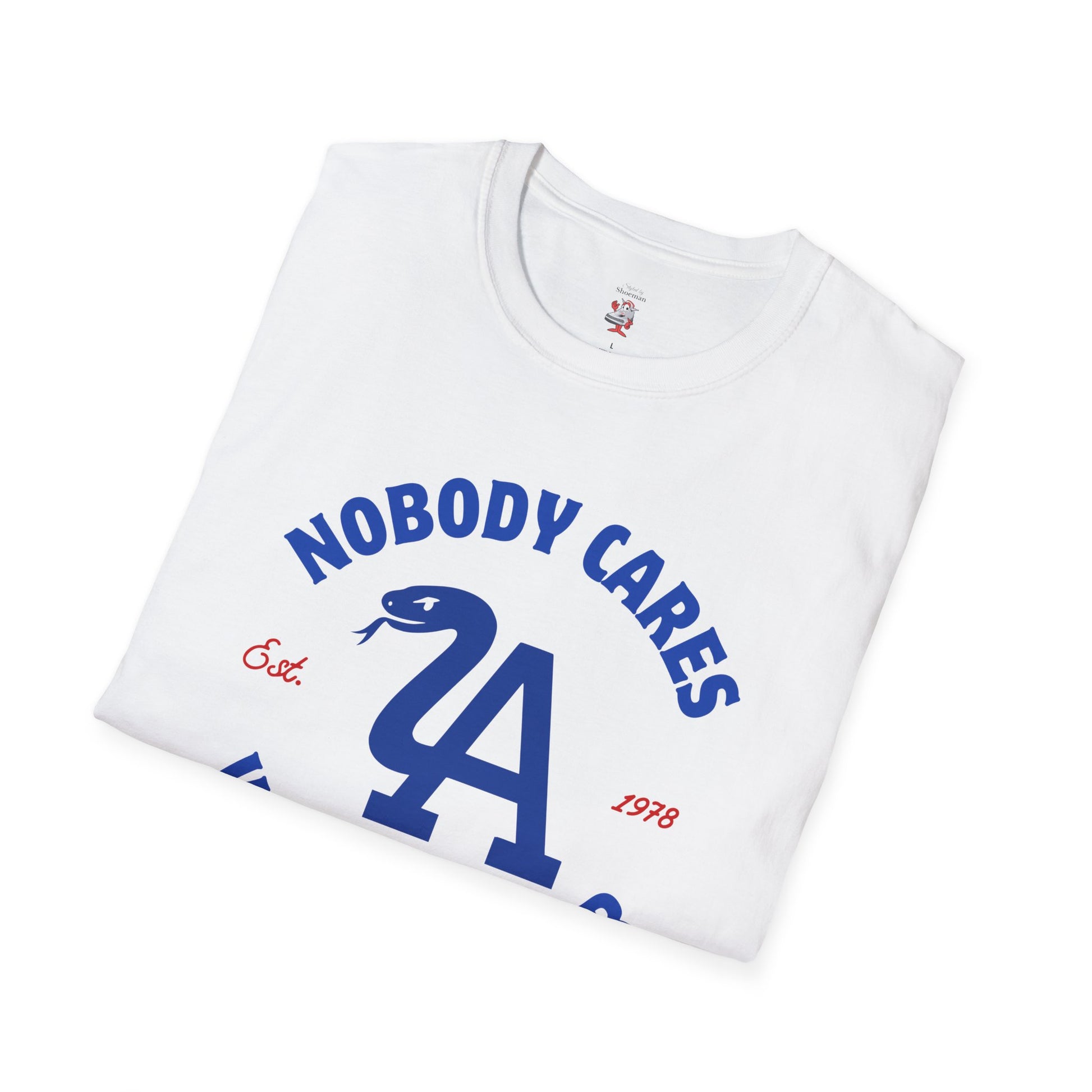 Matching Shirt For Nike Kobe 6 Proto Dodgers Blue White Unisex Tee LA Mamba Tee