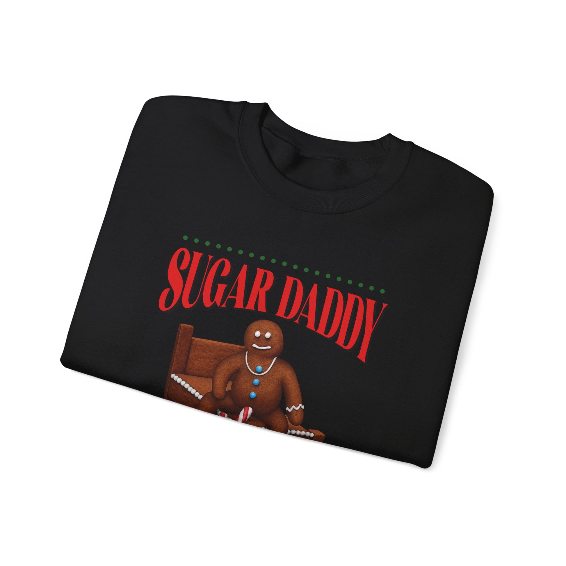 Funny Sugar Daddy Gingerbread Christmas Sweater Holiday Crewneck Sweatshirt