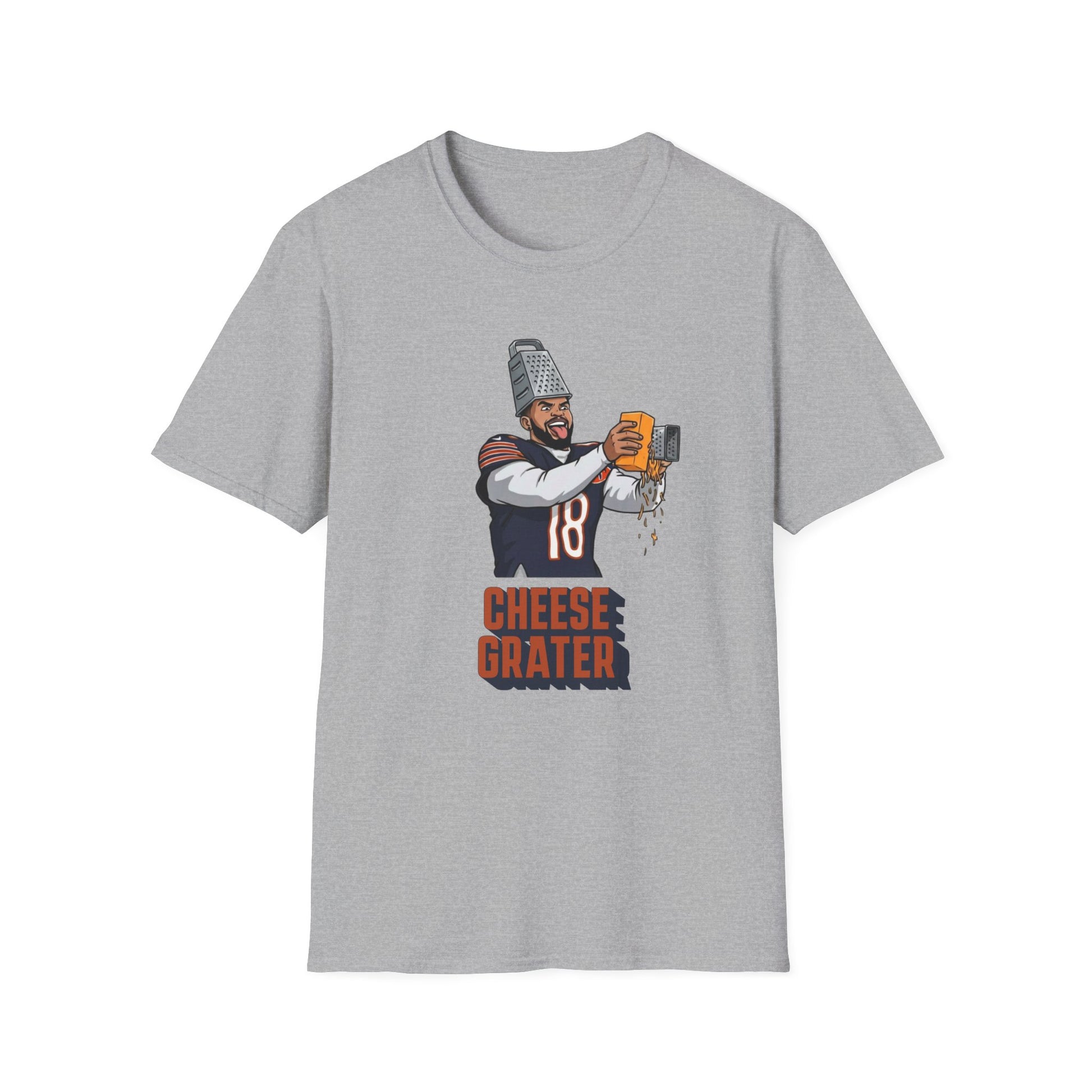 Caleb Williams Cheese Grater Funny Chicago Bears Football Fan T-Shirt NFL Tee