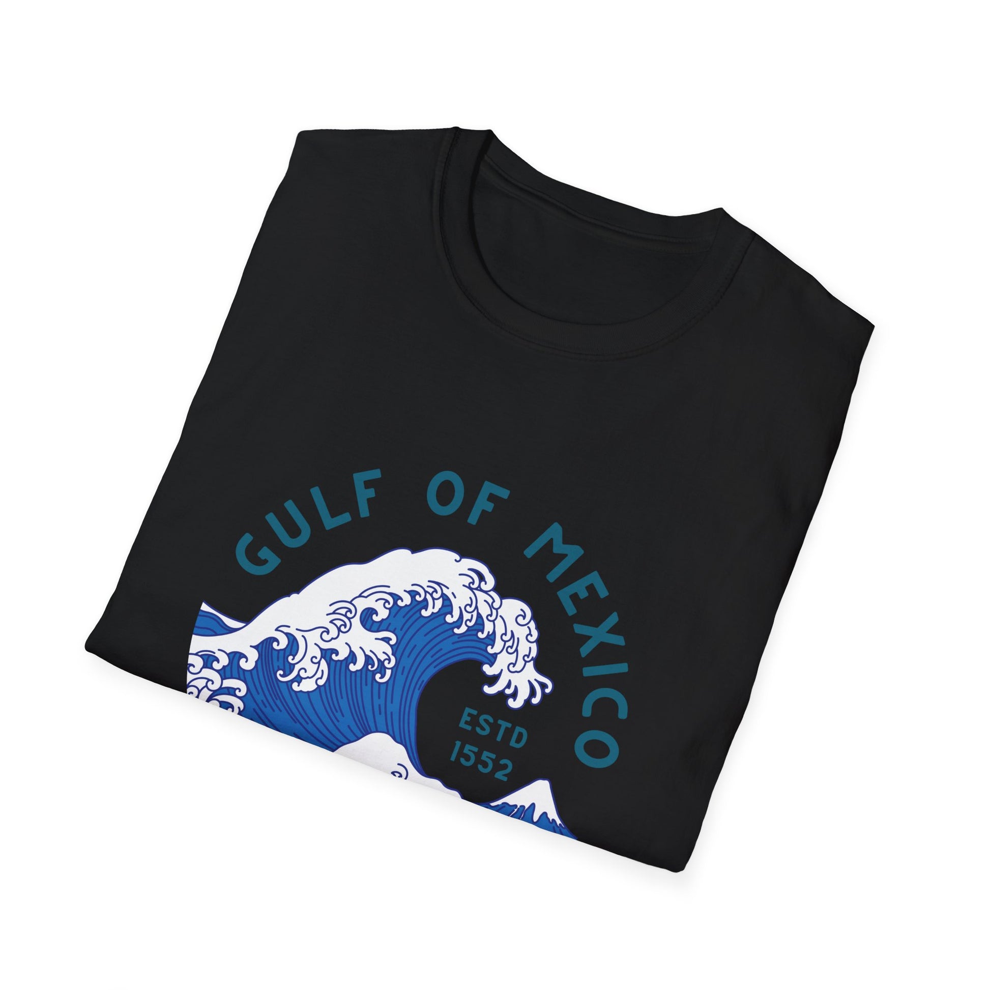 Gulf of Mexico Surfing Club T-Shirt Vintage Wave Graphic Tee Anti Trump Shirt