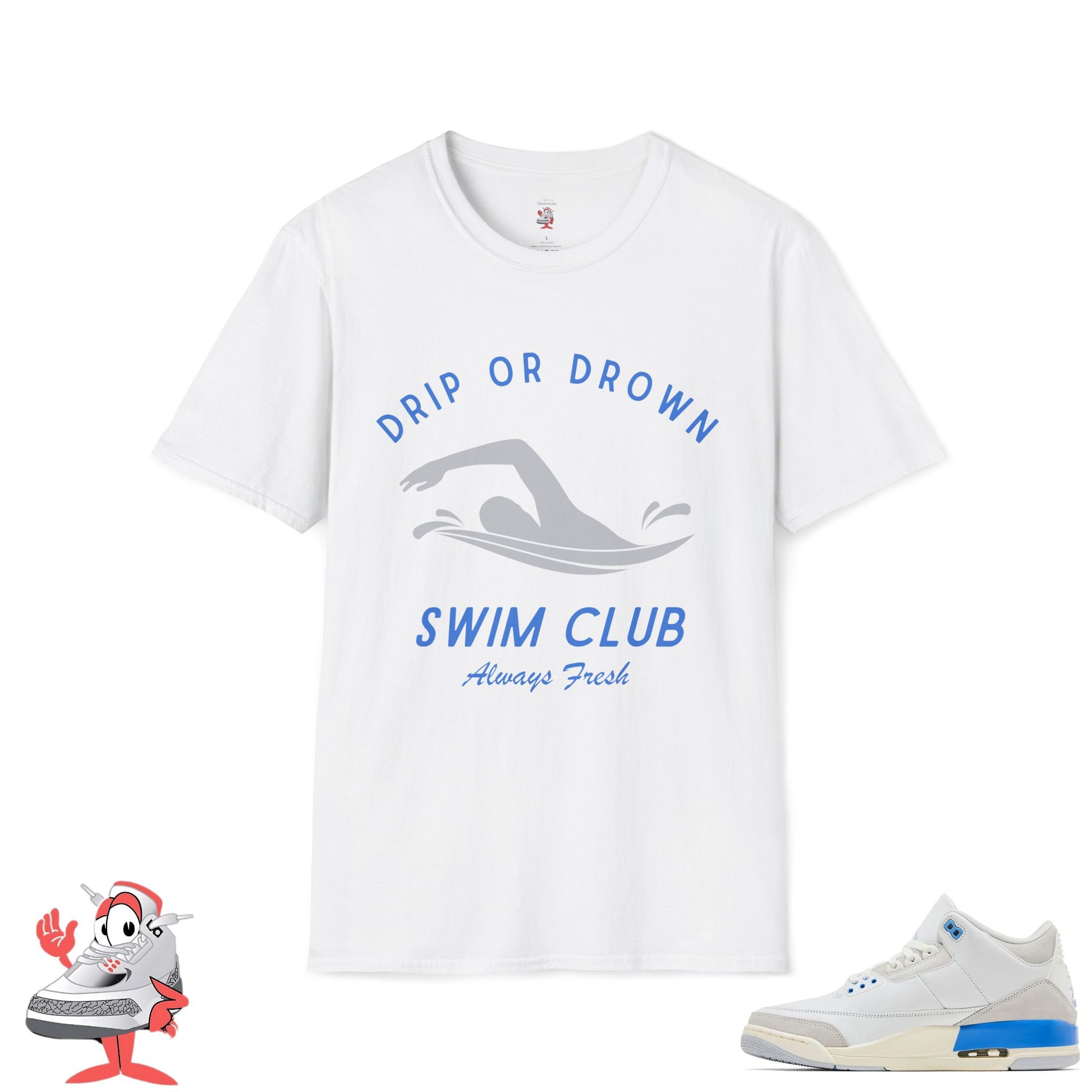 Air Jordan Retro 3 Lucky Shorts Matching Shirt Drip Or Down Swim Club Tee Nike