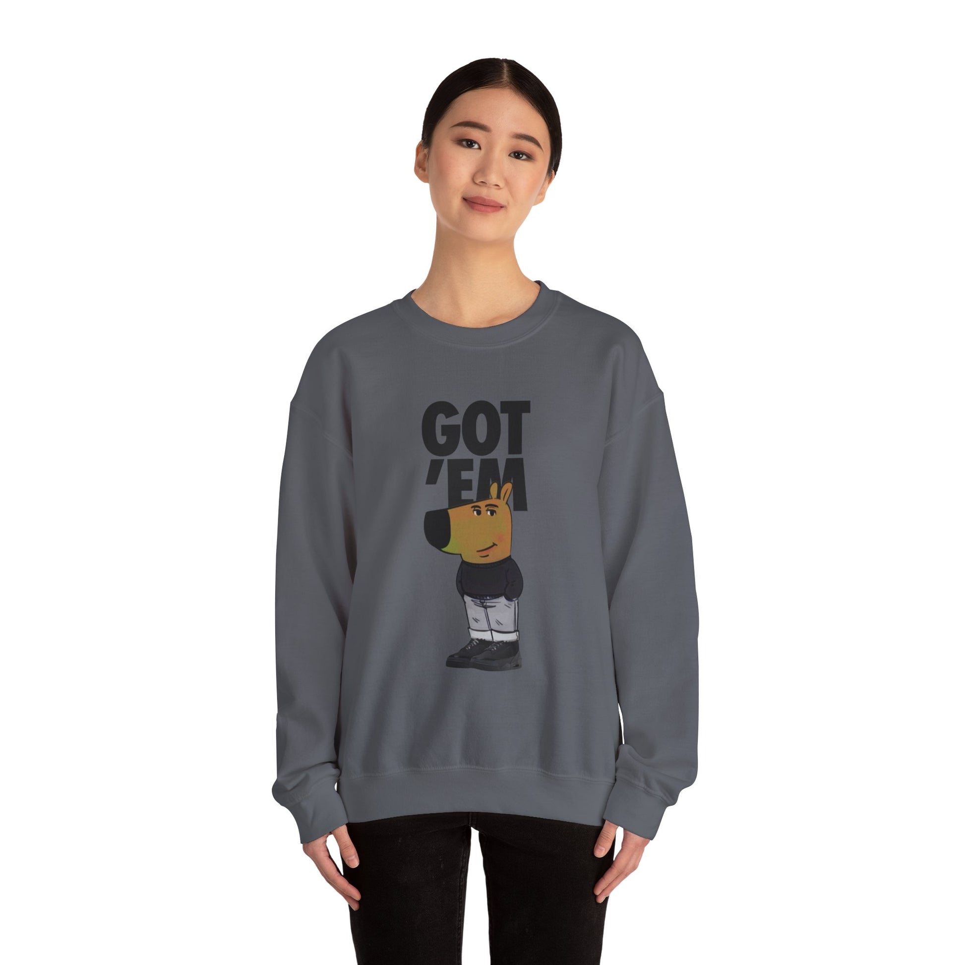 Chill Guy Got Em Matching Crewneck Sweater For Jordan Retro 3 Black Cat Unisex