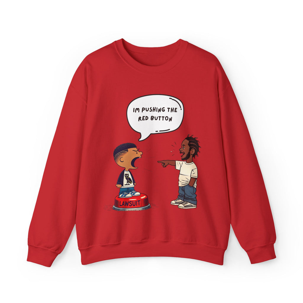 Kendrick Lamar Drake Graphic Sweater Hip Hop Crewneck Merch Not Like Streetwear
