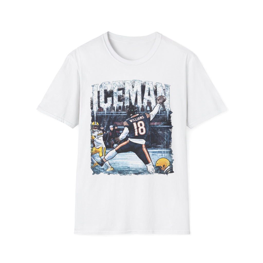 Caleb Williams Iceman Chicago Bears Football Fan T-Shirt Viral Playoff NFL Tee