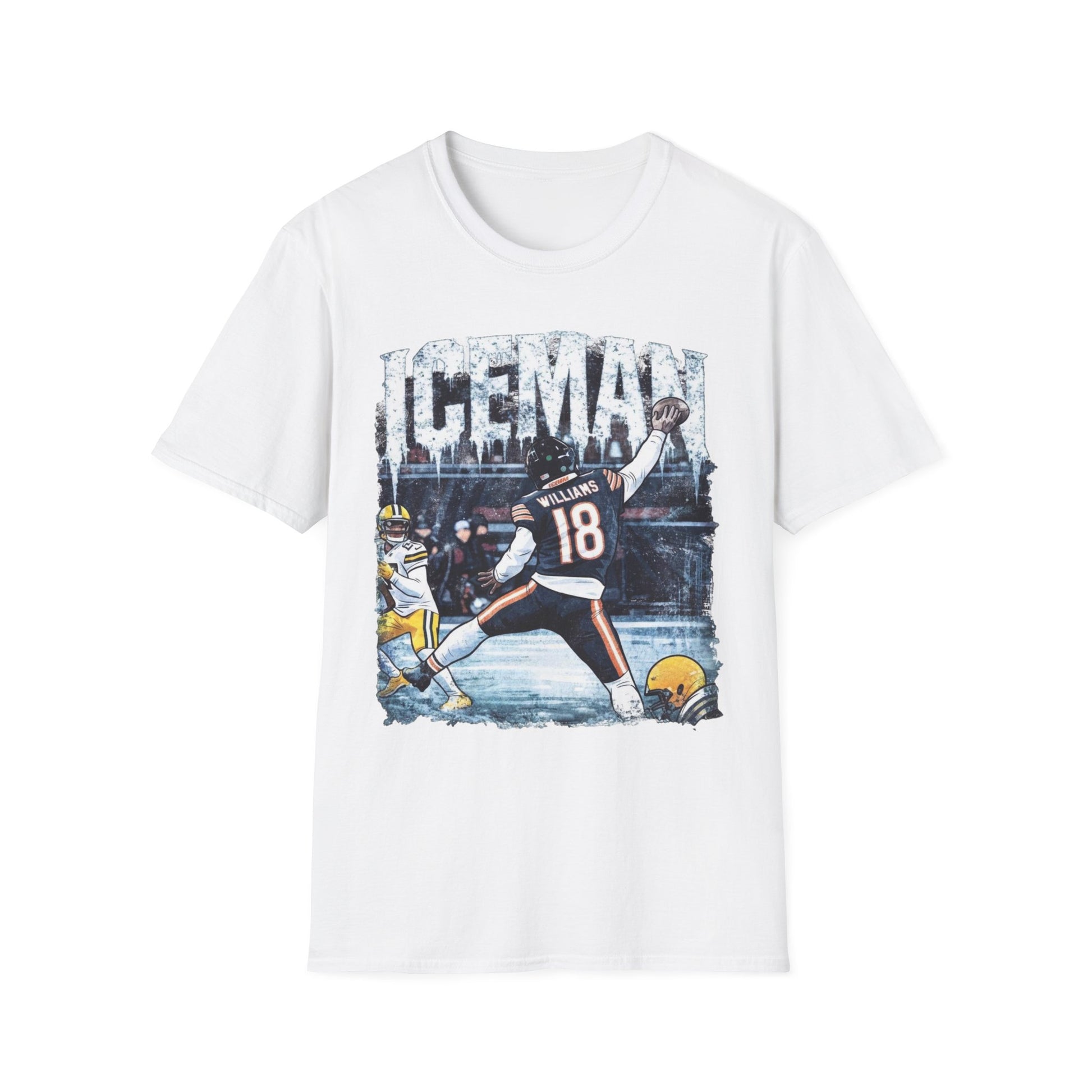 Caleb Williams Iceman Chicago Bears Football Fan T-Shirt Viral Playoff NFL Tee