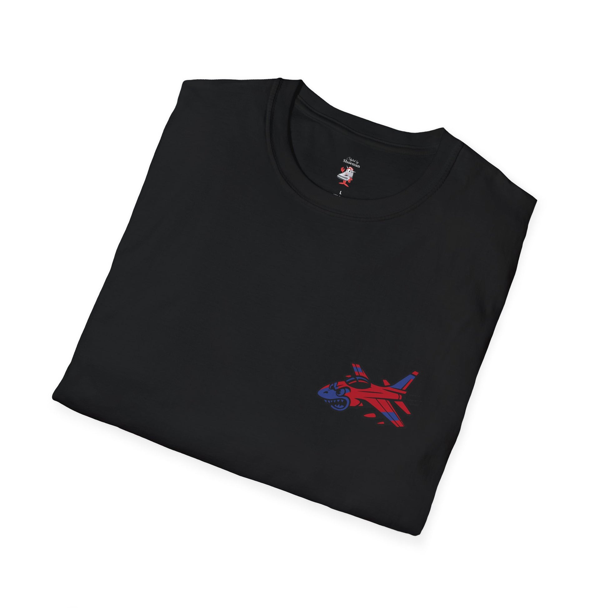 Matching Shirt For Air Jordan Retro 4 Rare Air Black Red Blue Sneaker Match Tee