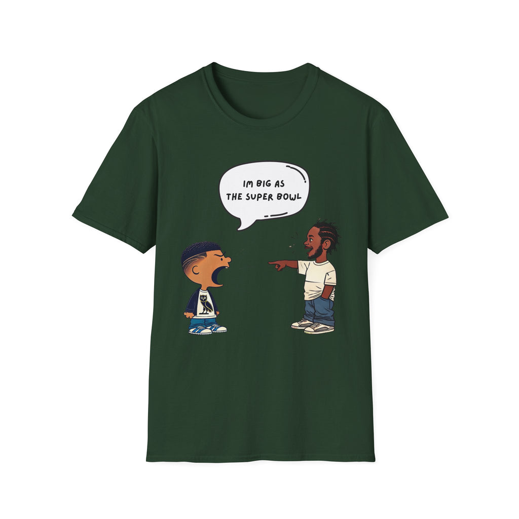 Kendrick Lamar Big As The Super Bowl Halftime Show Tee Hip Hop Graphic Shirt