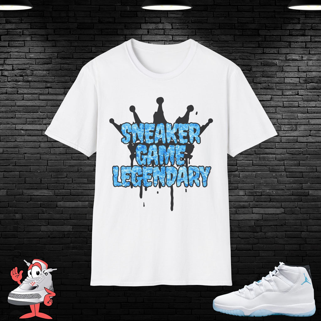 Legend Blue Matching T-Shirt Retro 11 Tee Unisex Shirt Top Jordan XI Legendary