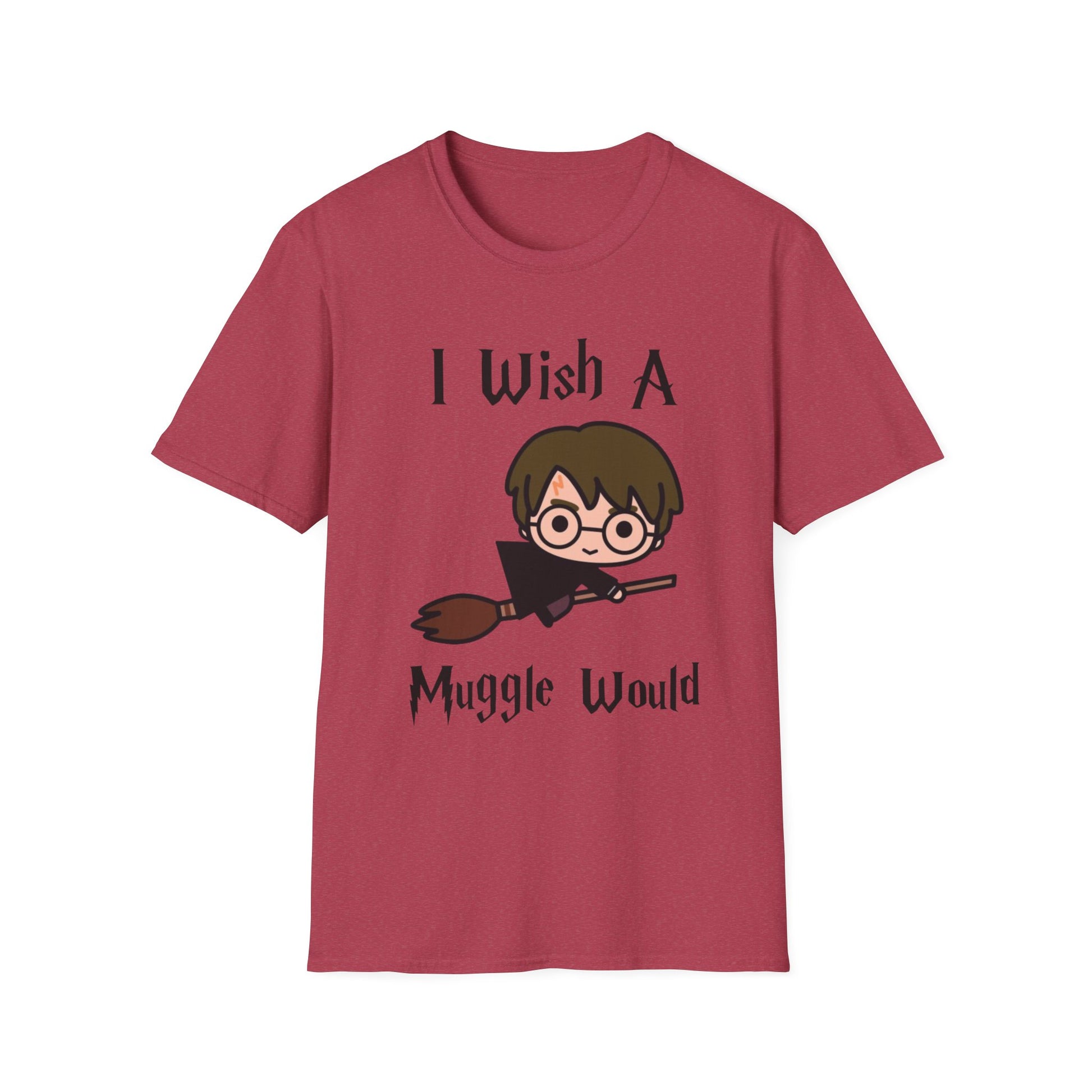I Wish A Muggle Would Harry Potter Wizarding World T-Shirt Tee Unisex Shirt Soft
