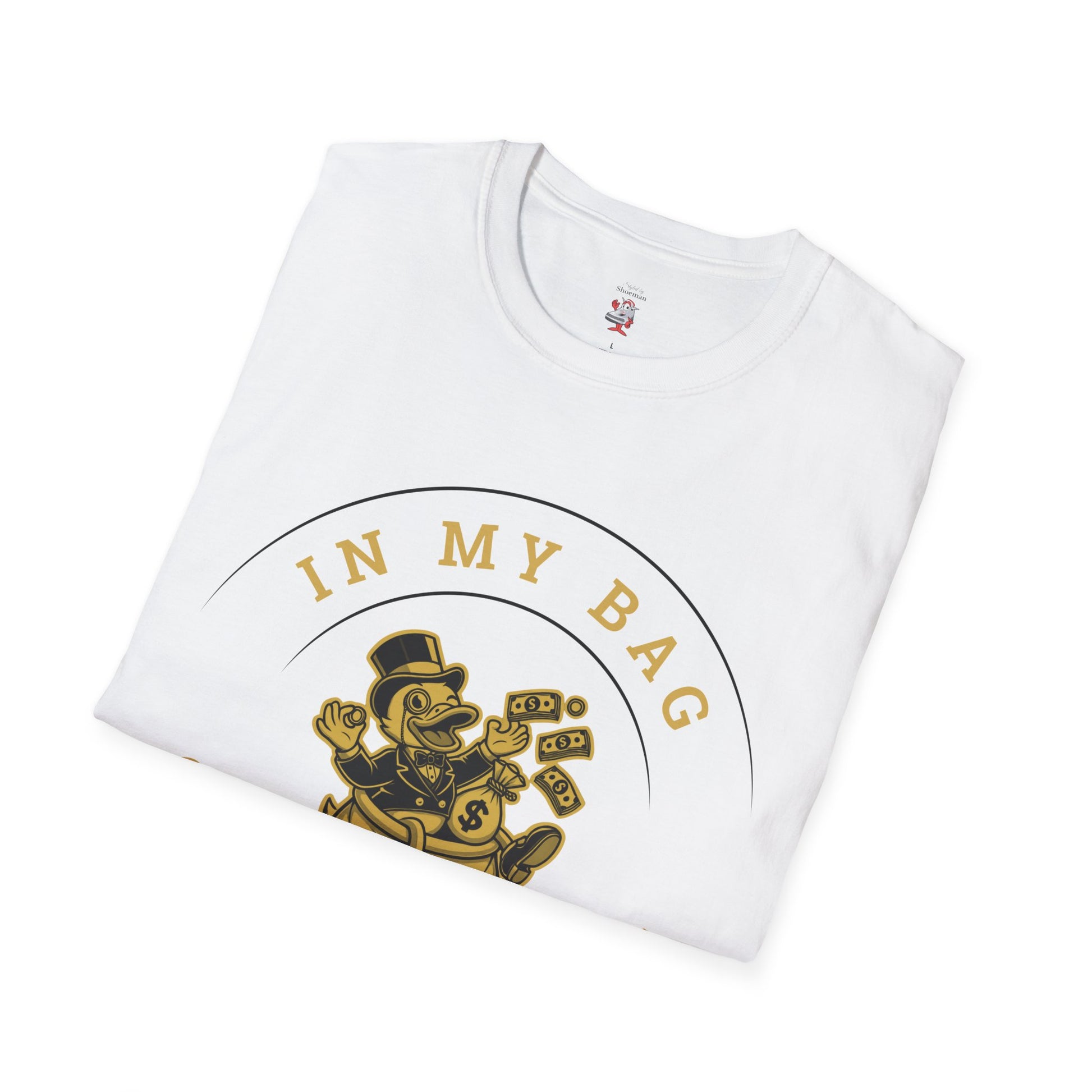 In My Bag Matching Shirt For Nike Lebron 22 Mogul Unisex Tee Black Gold Sneaker