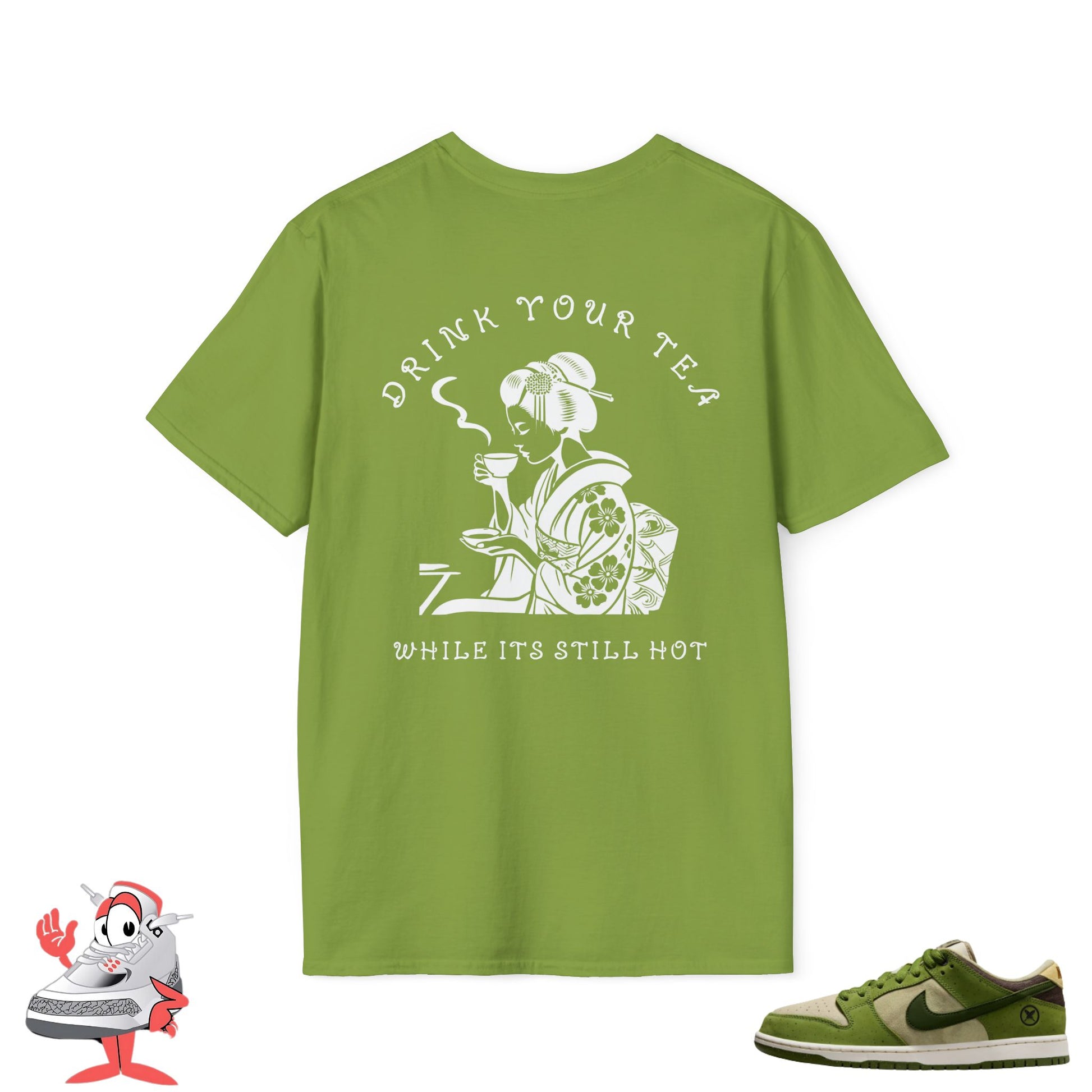 Matching Shirt for Nike SB Dunk Low Matcha Yuto Horigome Drink Your Tea T-Shirt