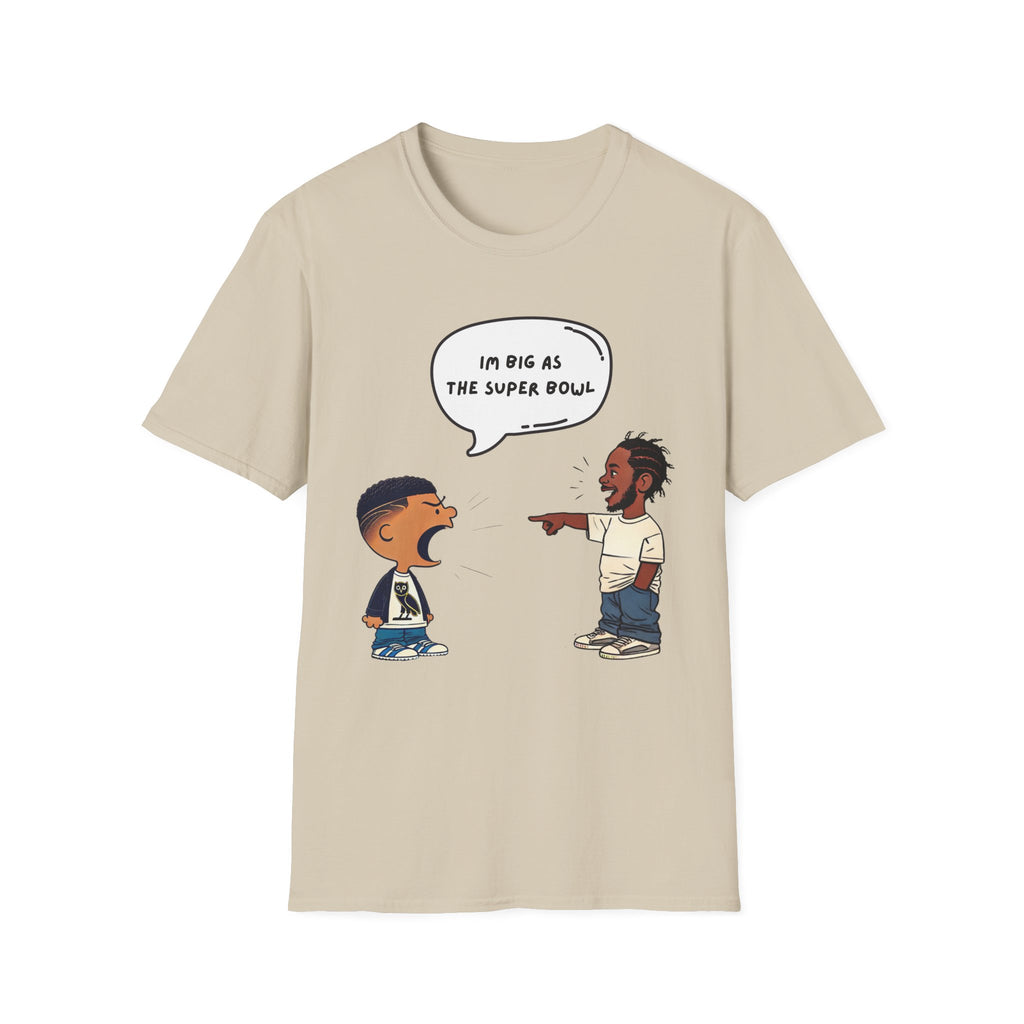 Kendrick Lamar Big As The Super Bowl Halftime Show Tee Hip Hop Graphic Shirt