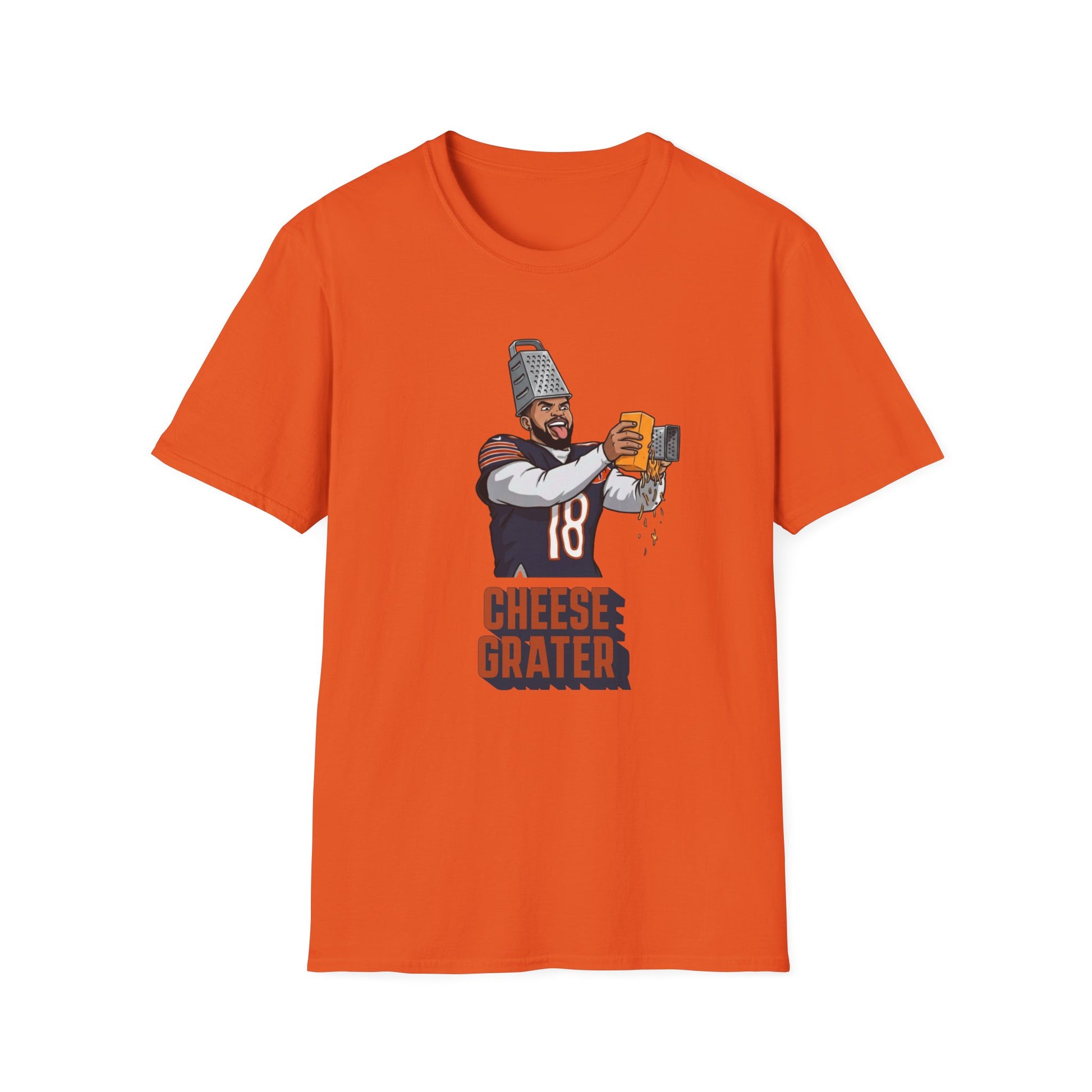 Caleb Williams Cheese Grater Funny Chicago Bears Football Fan T-Shirt NFL Tee