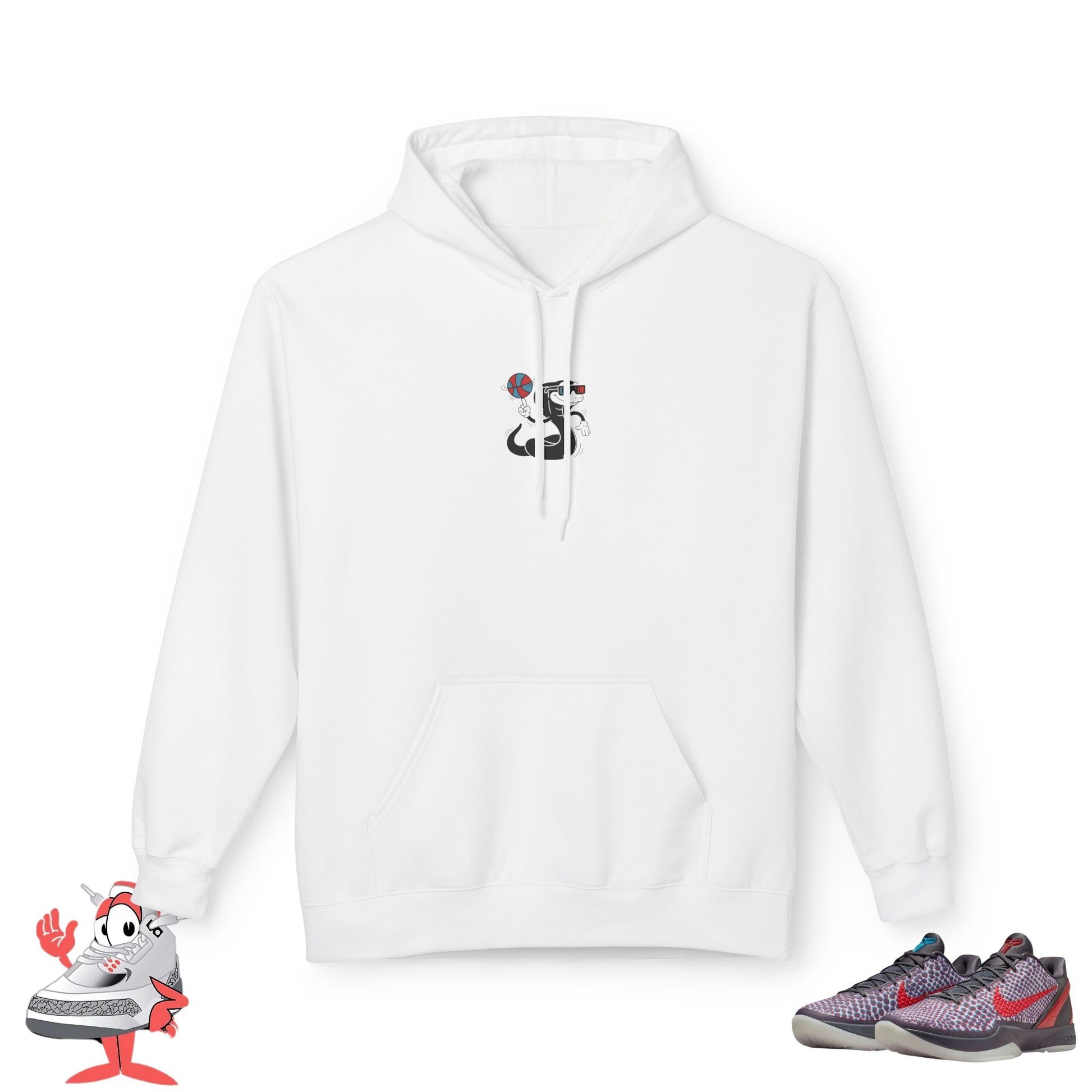 Mamba Vision Hoodie 3D Hollywood to Match Nike Kobe 6 VI All-Star Sweater Tee