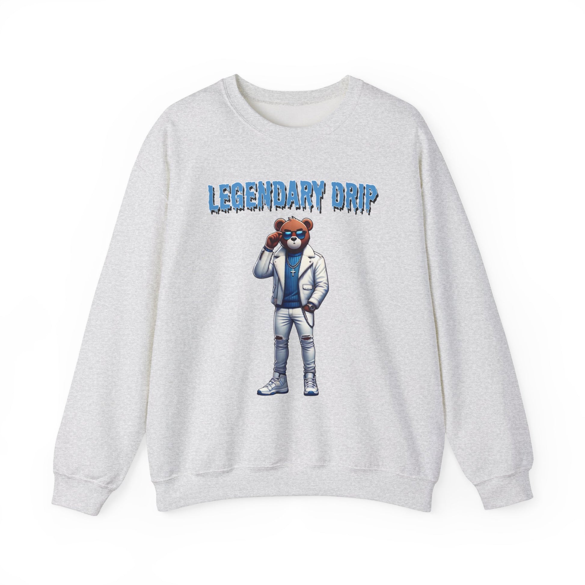 Retro 11 Jordan Legend Blue Sweatshirt, Unisex Crewneck Jumper Pullover Sweater