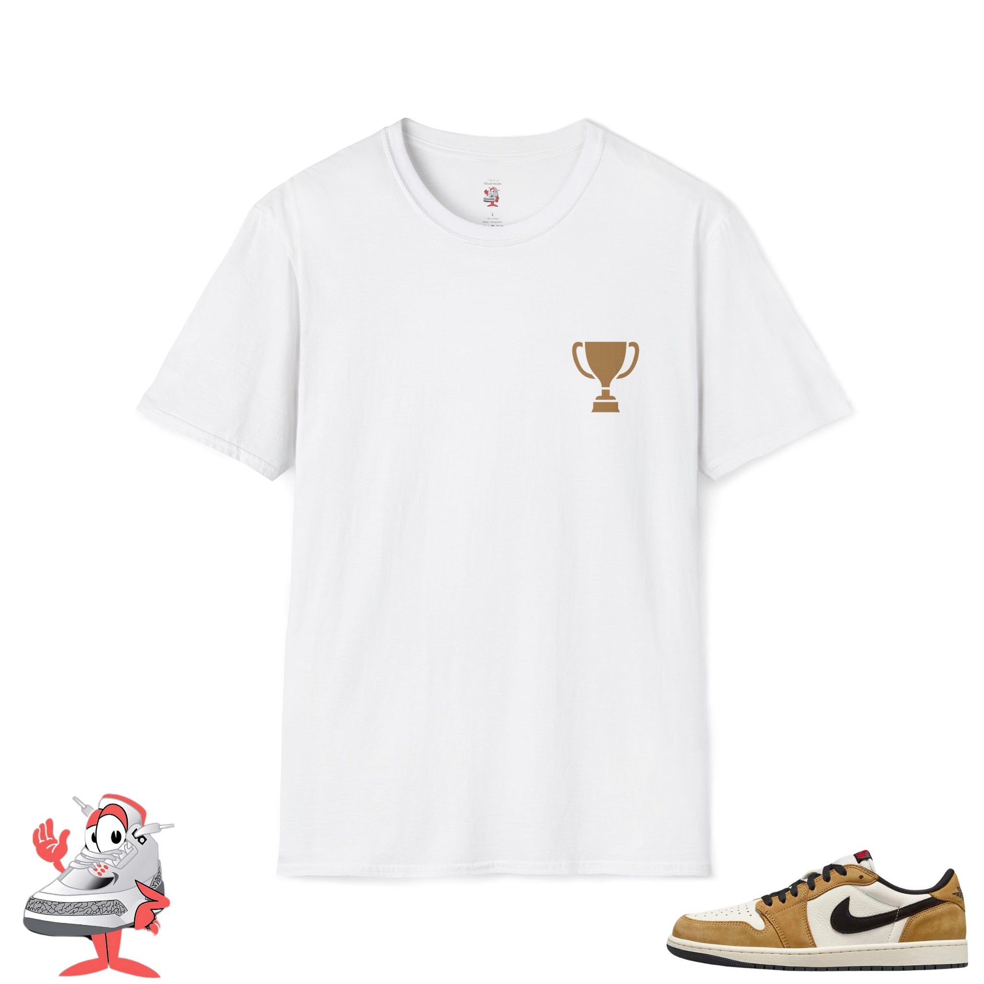 Matching Shirt For Air Jordan Retro 1 Low OG Rookie of the Year Sneaker Match