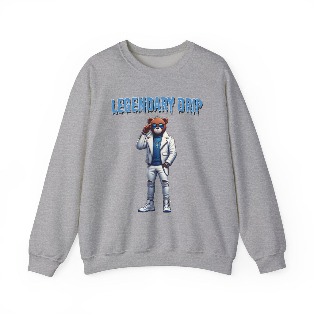 Retro 11 Jordan Legend Blue Sweatshirt, Unisex Crewneck Jumper Pullover Sweater
