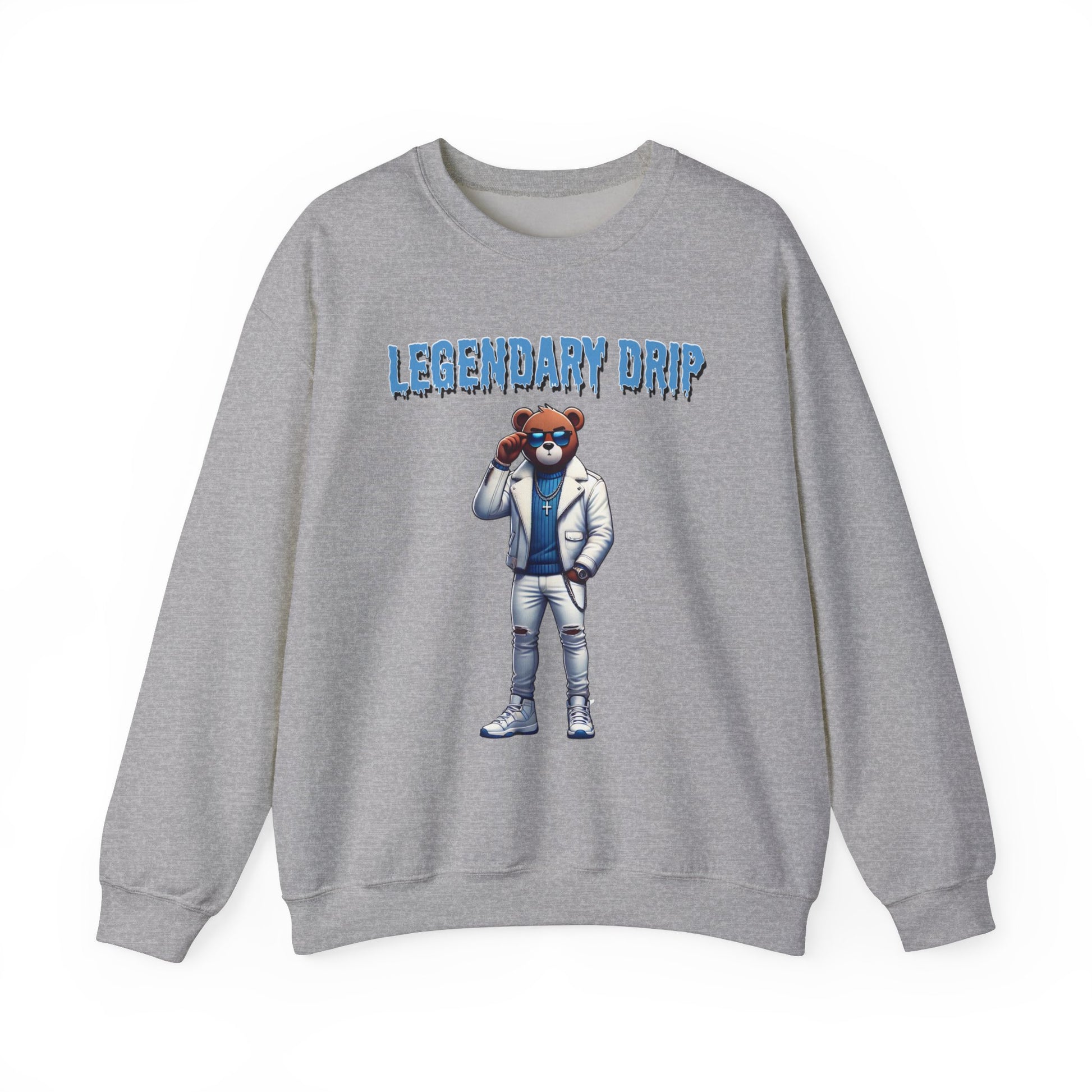 Retro 11 Jordan Legend Blue Sweatshirt, Unisex Crewneck Jumper Pullover Sweater
