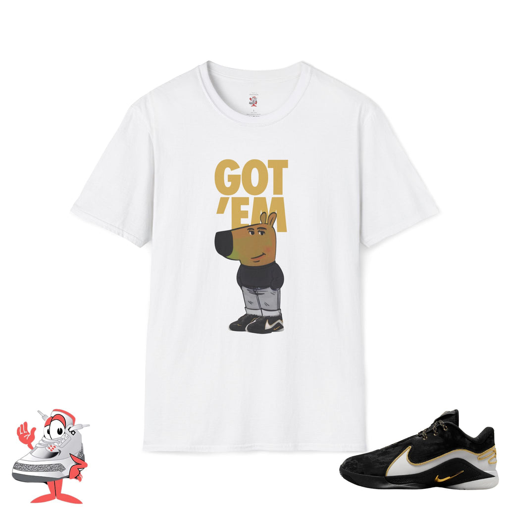 Lebron 22 Mogul Black Gold Matching Shirt Unisex T-Shirt Chill Guy Got Em Shoe