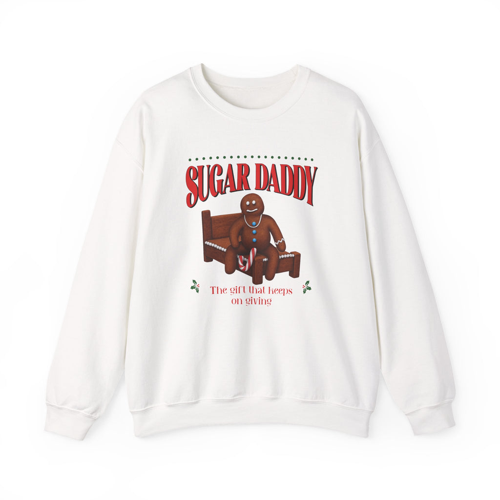 Funny Sugar Daddy Gingerbread Christmas Sweater Holiday Crewneck Sweatshirt