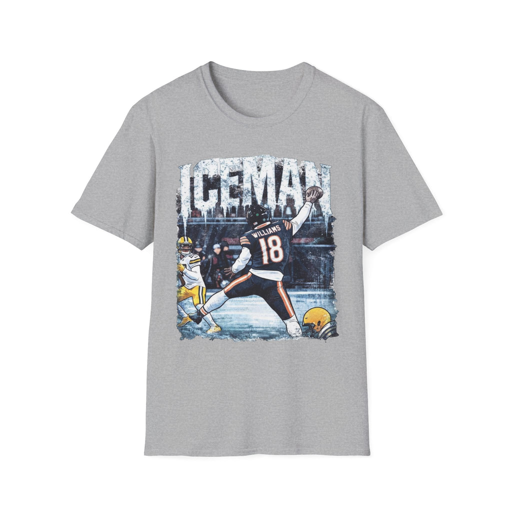 Caleb Williams Iceman Chicago Bears Football Fan T-Shirt Viral Playoff NFL Tee