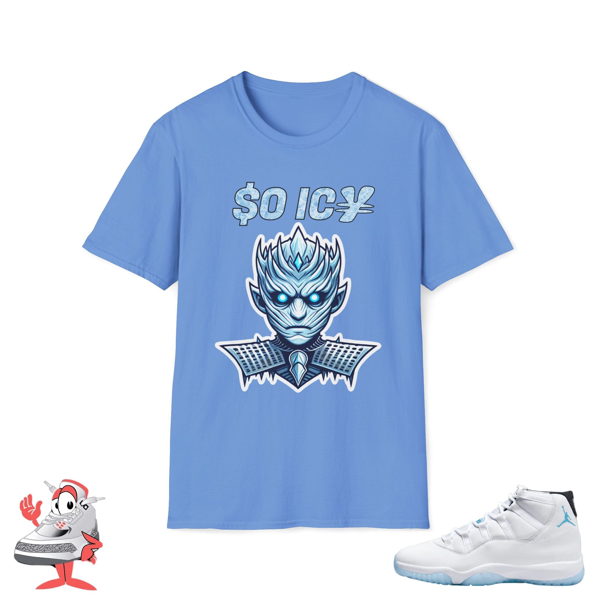 Matching Shirt Air Jordan Retro 11 Legend Blue So Icy Tee XI Night King Unisex