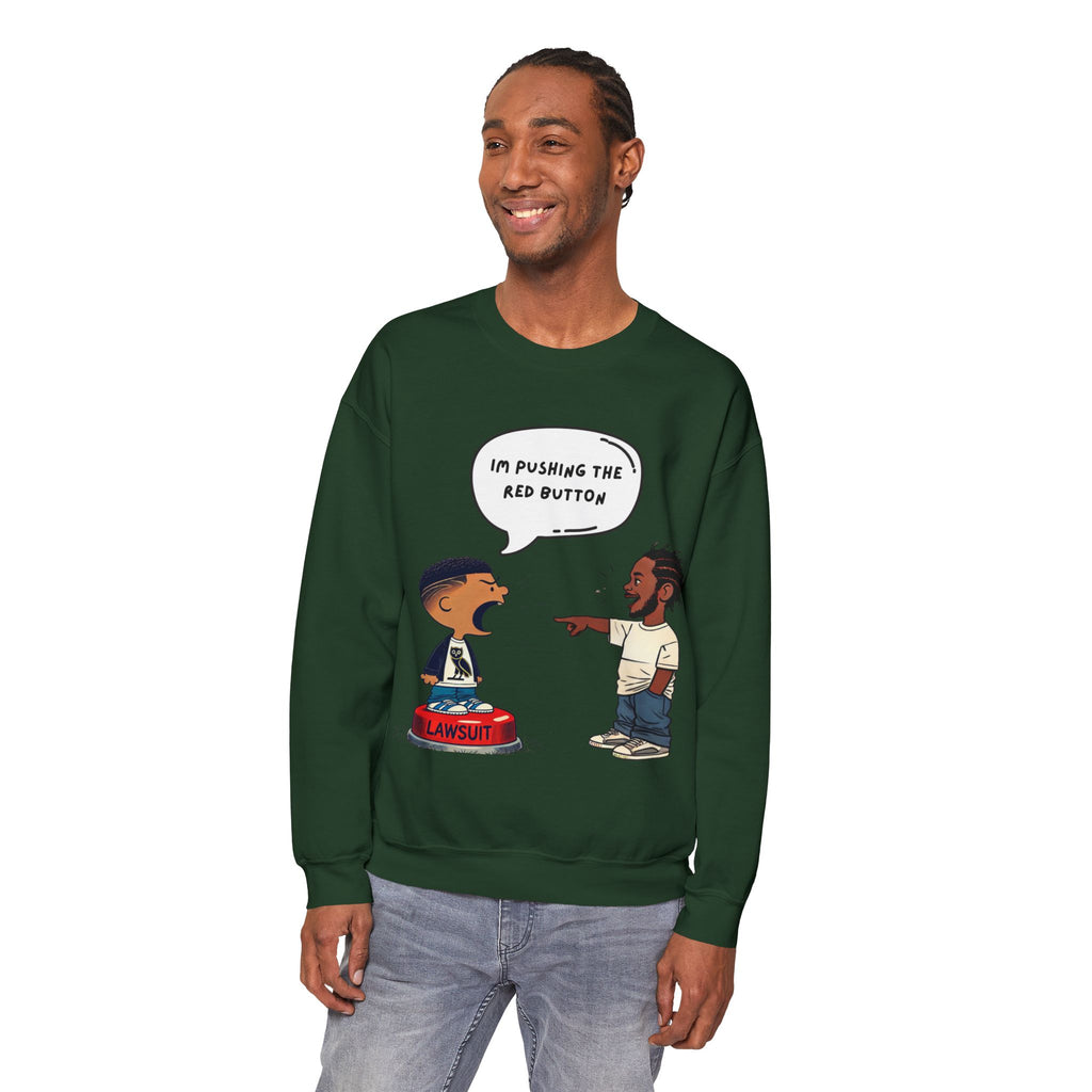 Kendrick Lamar Drake Graphic Sweater Hip Hop Crewneck Merch Not Like Streetwear