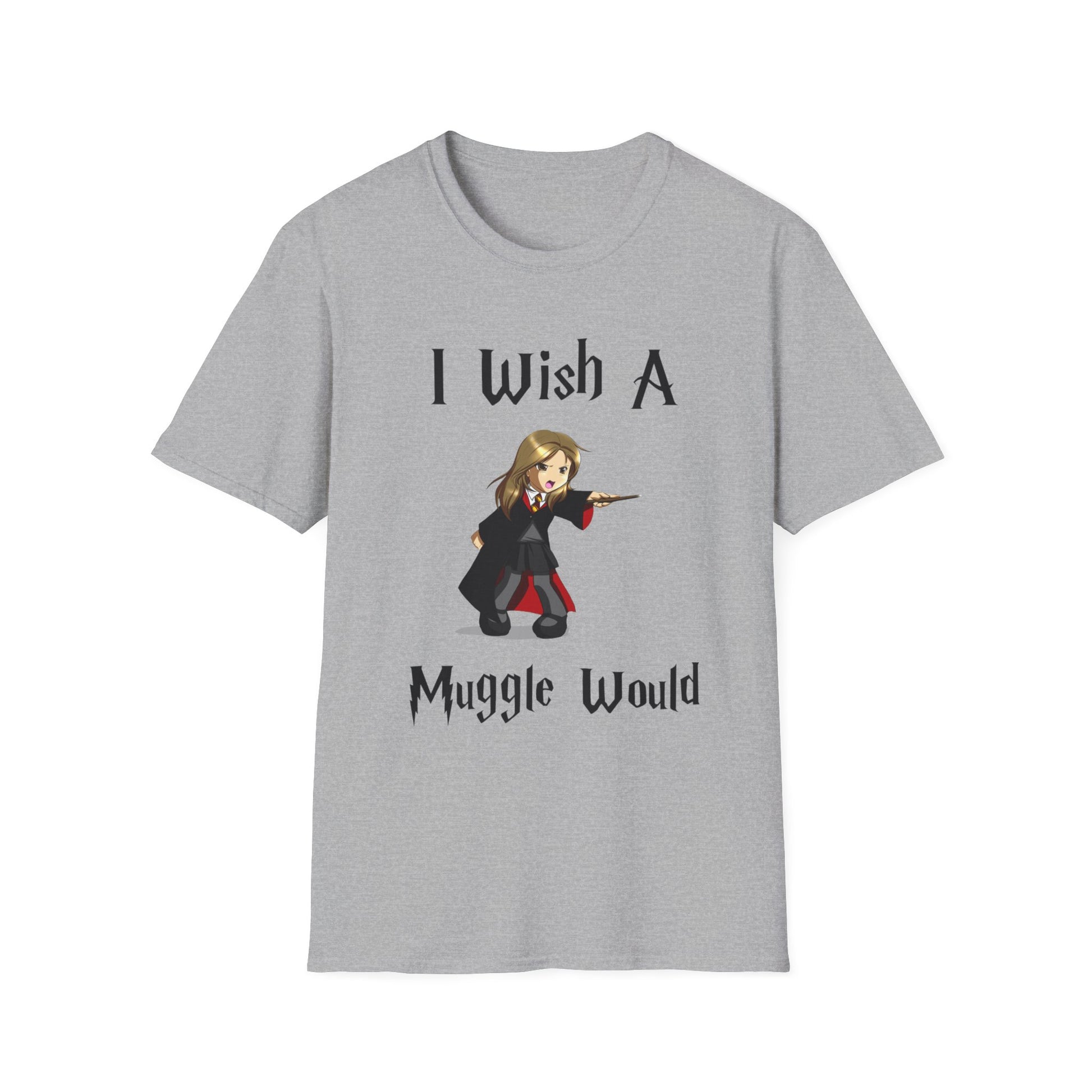 I Wish A Muggle Would Harry Potter Wizarding World T-Shirt Tee Unisex Shirt Soft