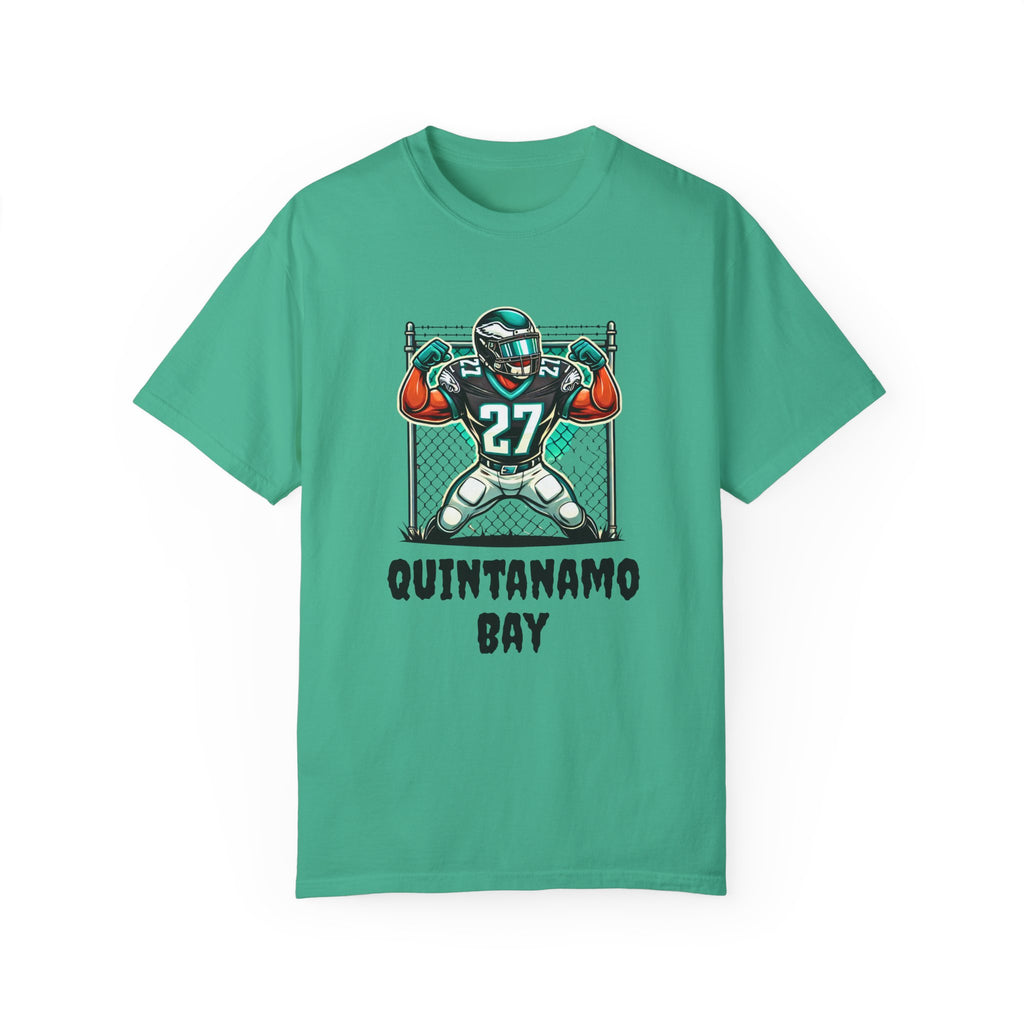 Quintanamo Bay Football Graphic T-Shirt NFL Philadelphia Eagles Quinyon Mitchell