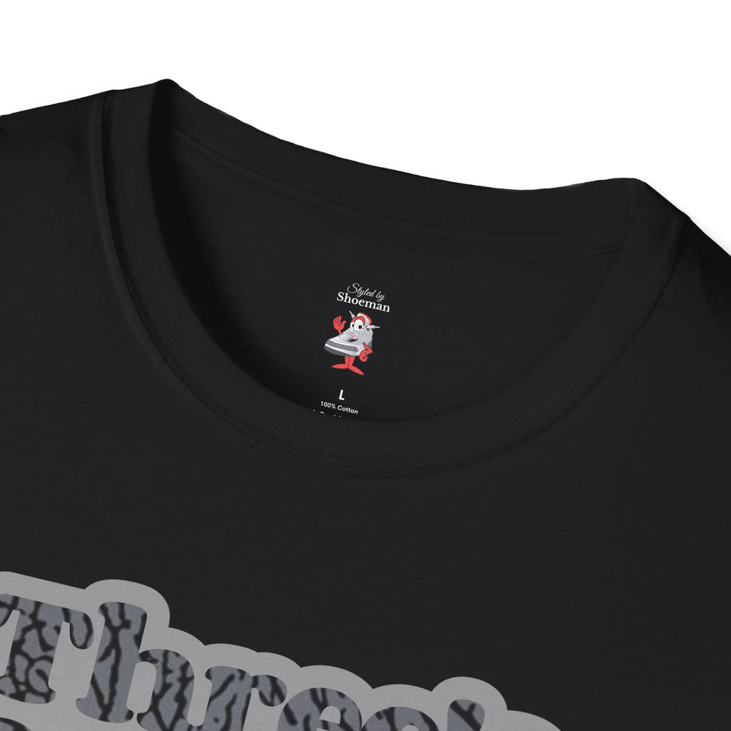 Three's Company Matching Shirt For Jordan Retro 3 Black Cat Unisex T-Shirt Nike