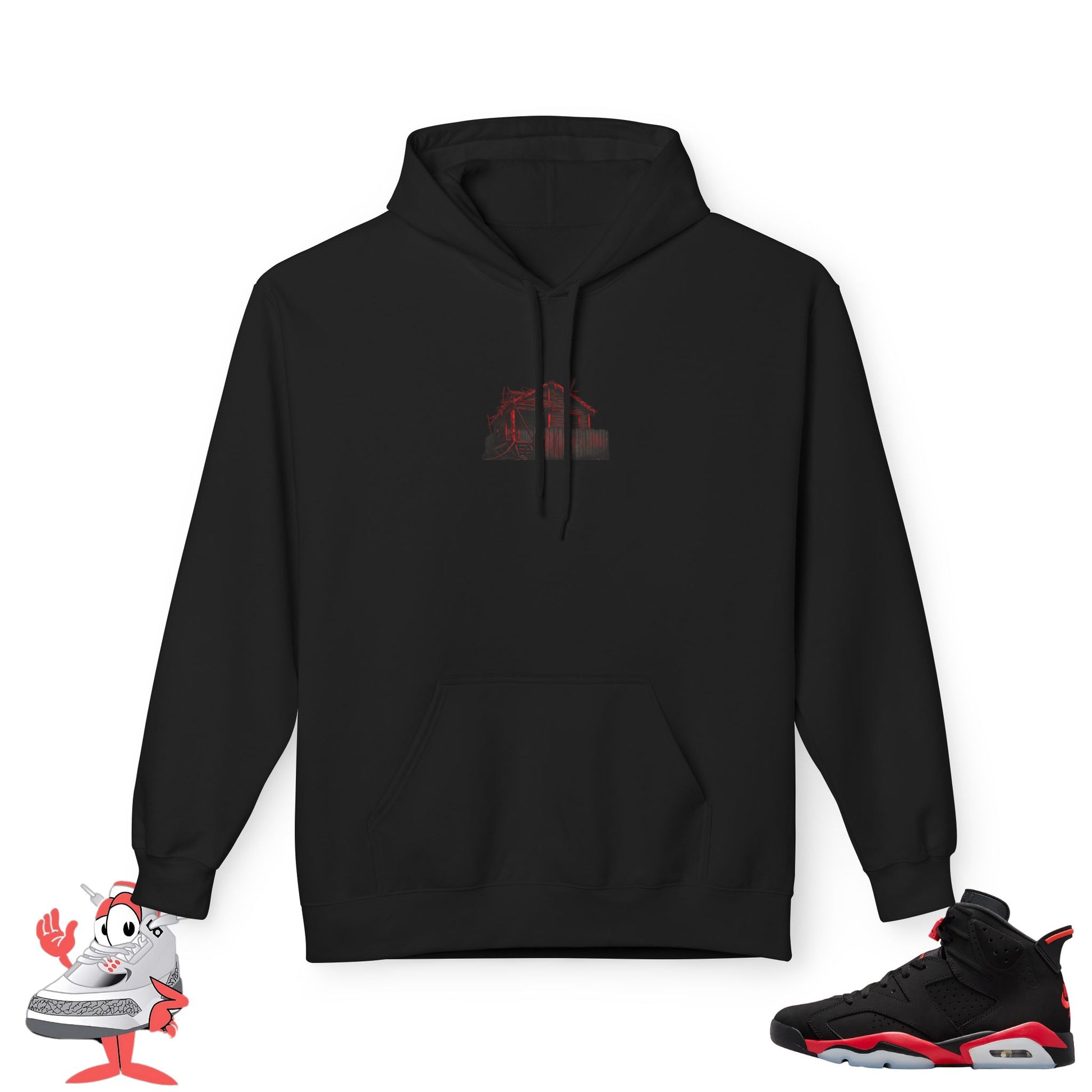 Buy Back The Block Hoodie Premium Streetwear to Match Jordan Retro 6 Reverse Infrared Salesman