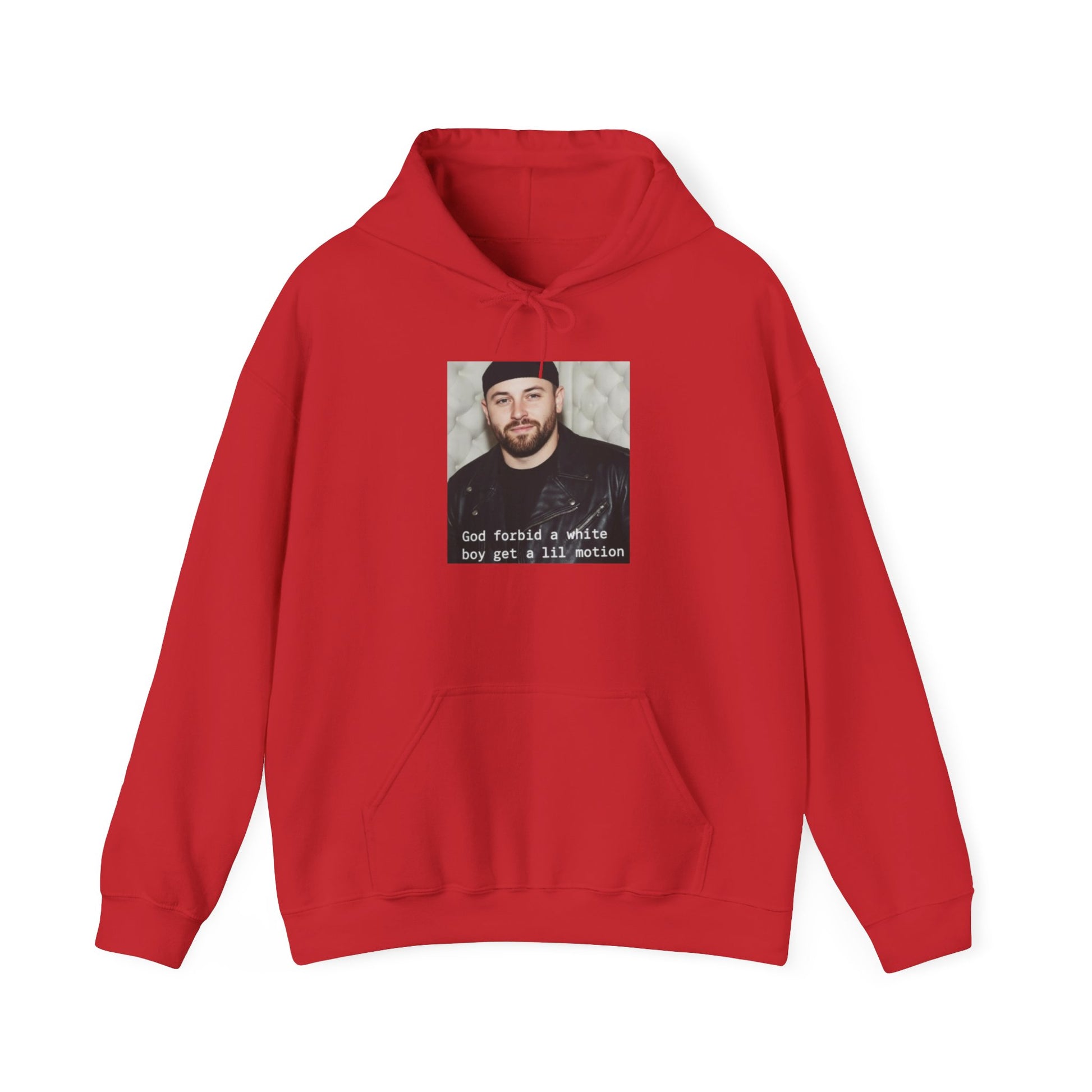 Baker Mayfield God Forbid A White Boy Get A Lil Motion Funny Football Hoodie