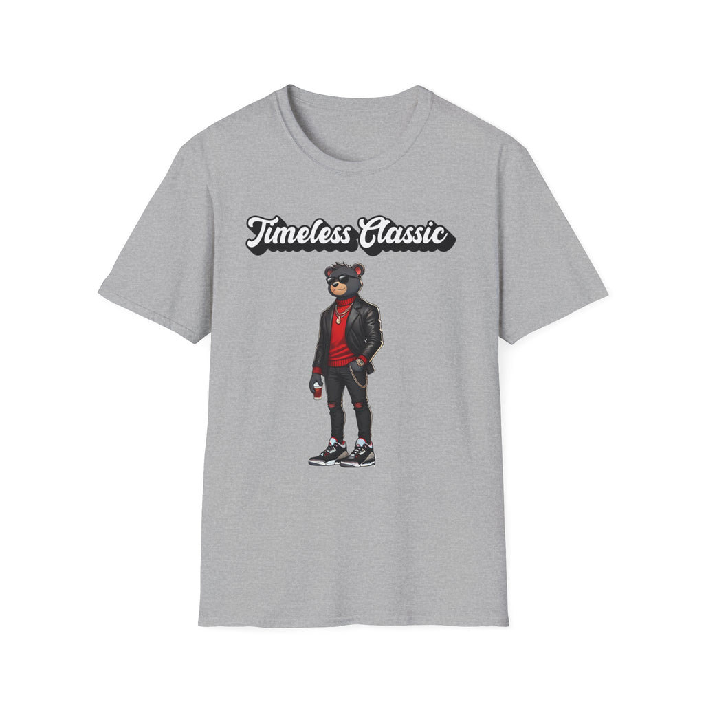 Retro 3 Black Cement Graphic T-Shirt Jordan Streetwear Sneaker Tee Unisex Bear