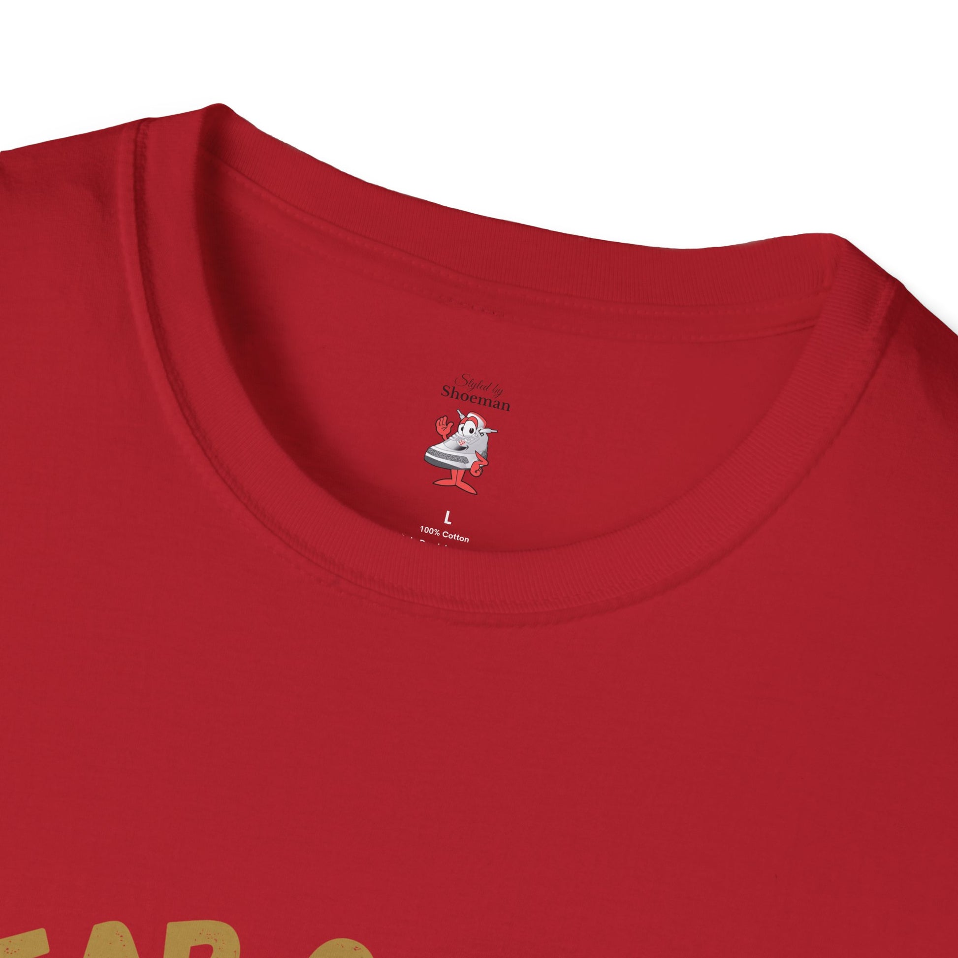 Matching Shirt For Kobe V Proto Year Of Mamba Snake Red Gold Unisex Tee Sneaker
