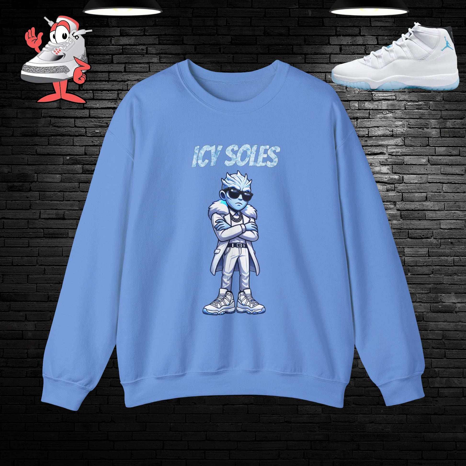 Air Jordan Retro 11 Legend Blue Matching Crewneck Sweater Sneakerhead Shoes XI