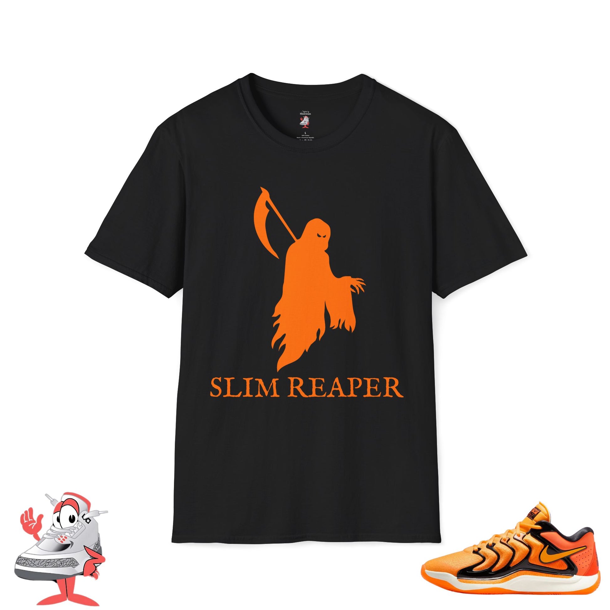 Slim Reaper Nike KD 17 Matching T-Shirt Graphic Tee For Basketball Kevin Durant