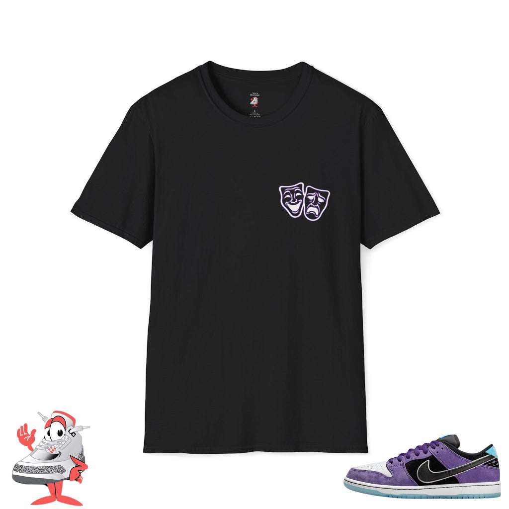 Matching Shirt For Nike Dunk SB Low Hayley Wilson Black Purple Skateboarding Tee