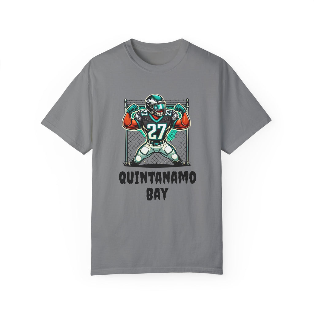 Quintanamo Bay Football Graphic T-Shirt NFL Philadelphia Eagles Quinyon Mitchell